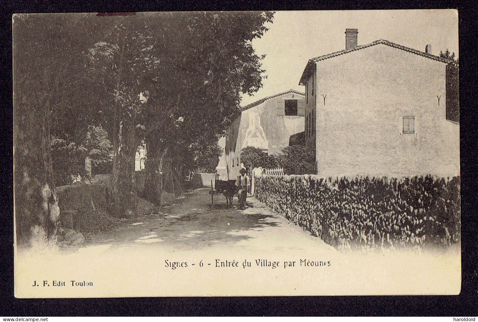 CPA 83 - SIGNES - 6 - ENTREE DU VILLAGE PAR MEOUNES - Signes