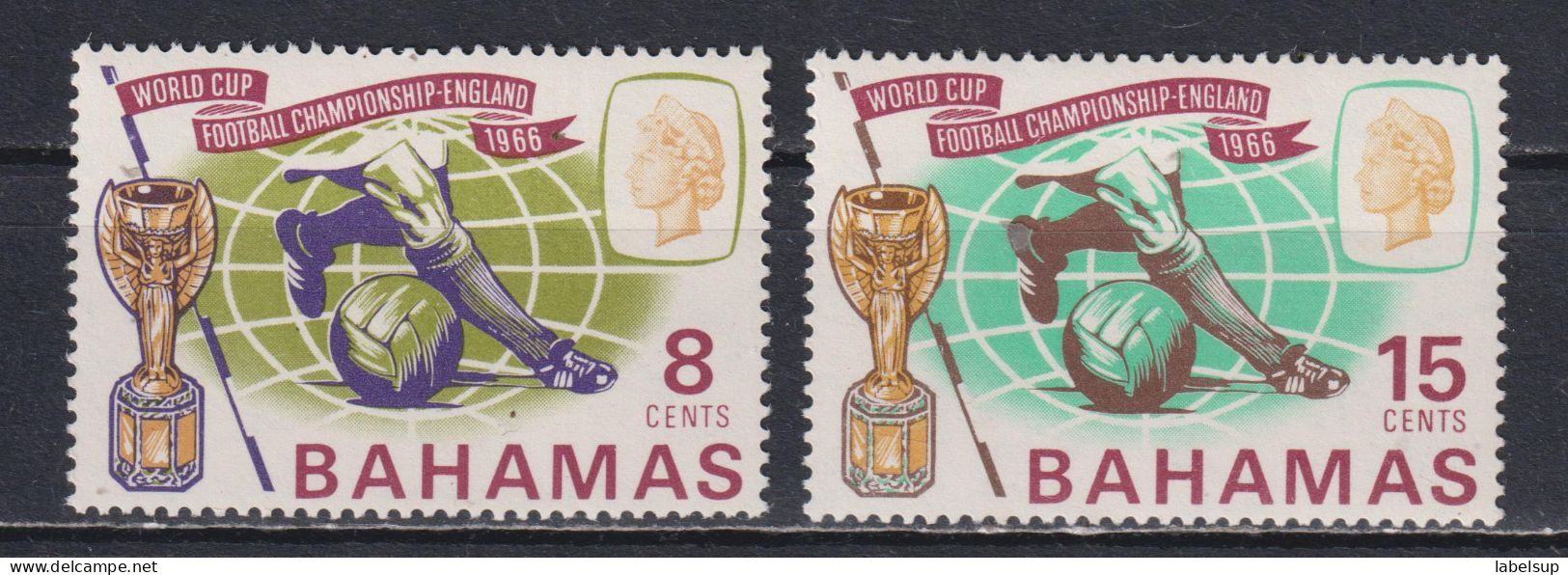 Timbre Neuf** Des Bahamas De 1966 N° 234-235 MNH - 1963-1973 Ministerial Government