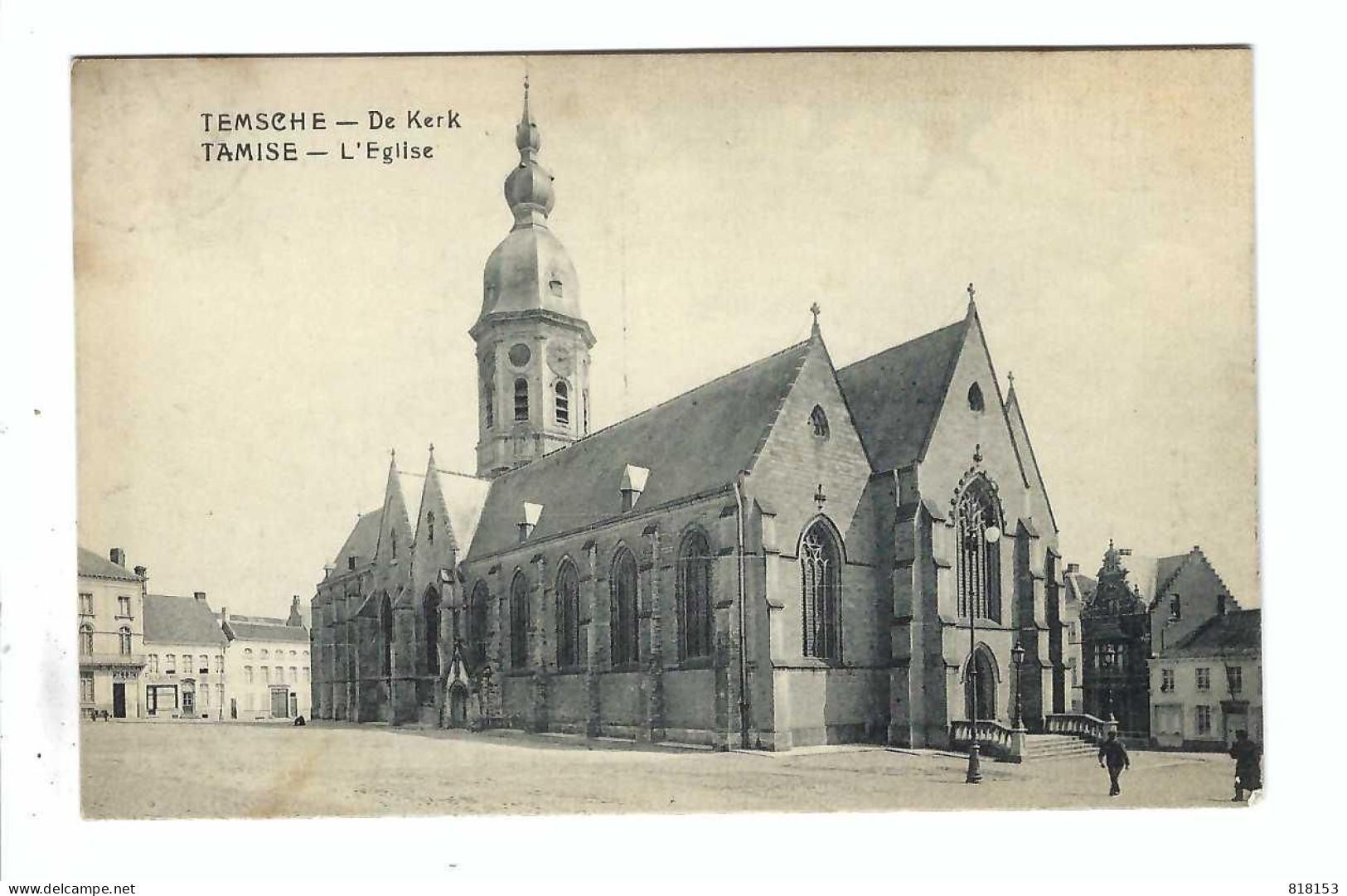 Temse TEMSCHE - TAMISE  De Kerk  L'Eglise  1921 - Temse