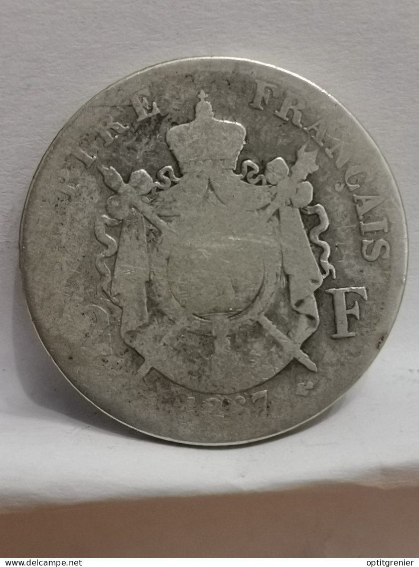 2 FRANCS ARGENT 1867 A PARIS NAPOLEON III TETE LAUREE / FRANCE SILVER - 2 Francs