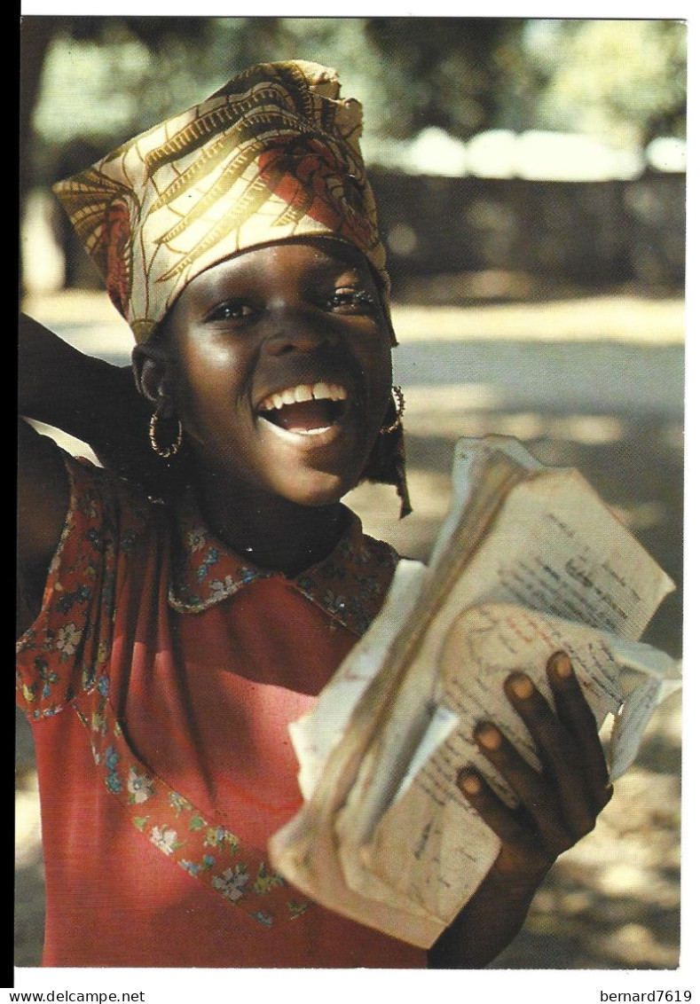 Benin - - Photo   Claude  Saubageot -   Femme - Jeune Fille - Voir Verso - Benin