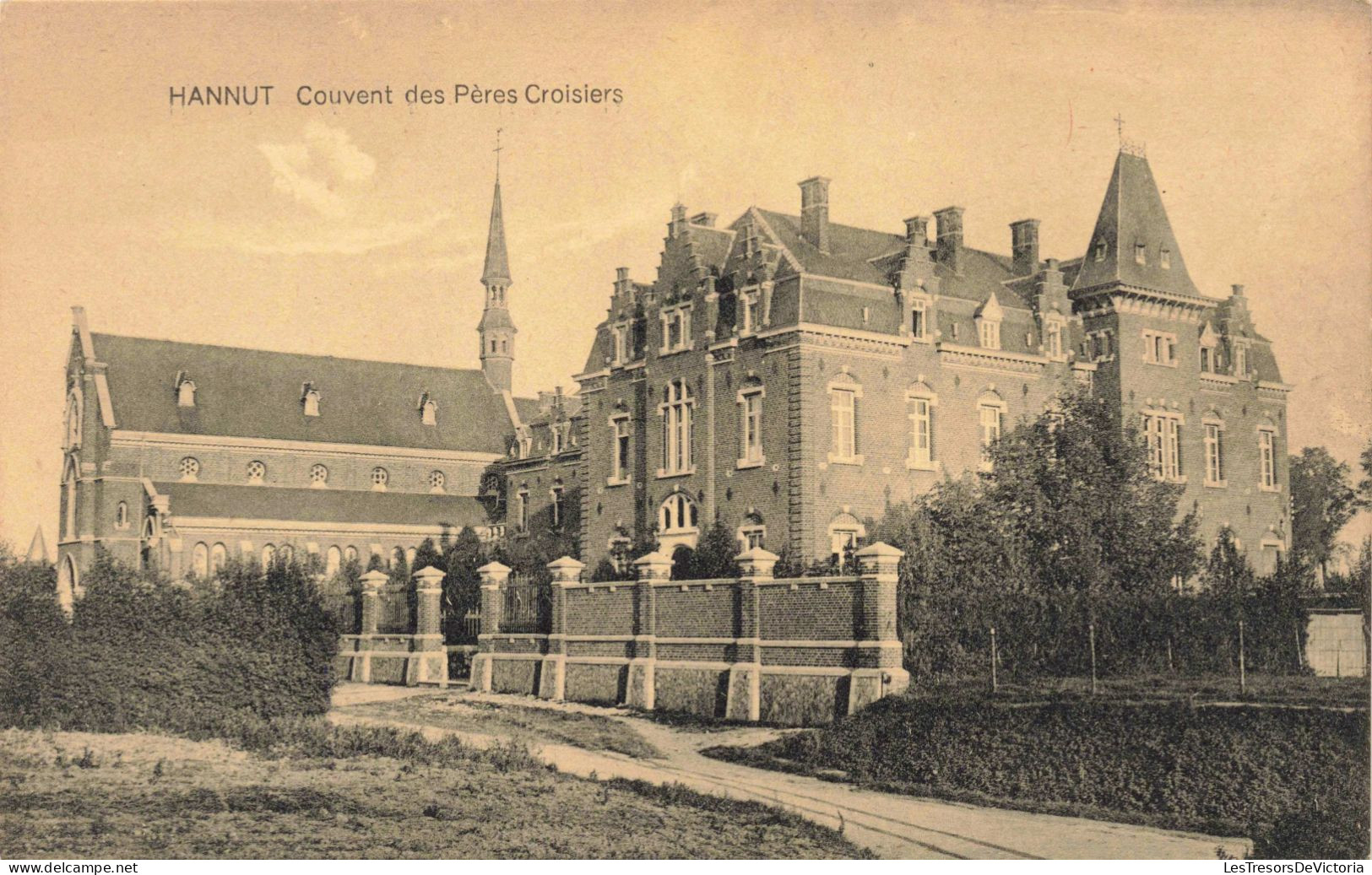 BELGIQUE - Hannut - Le Couvent Des Pères Croisiers -  Carte Postale Ancienne - Waremme