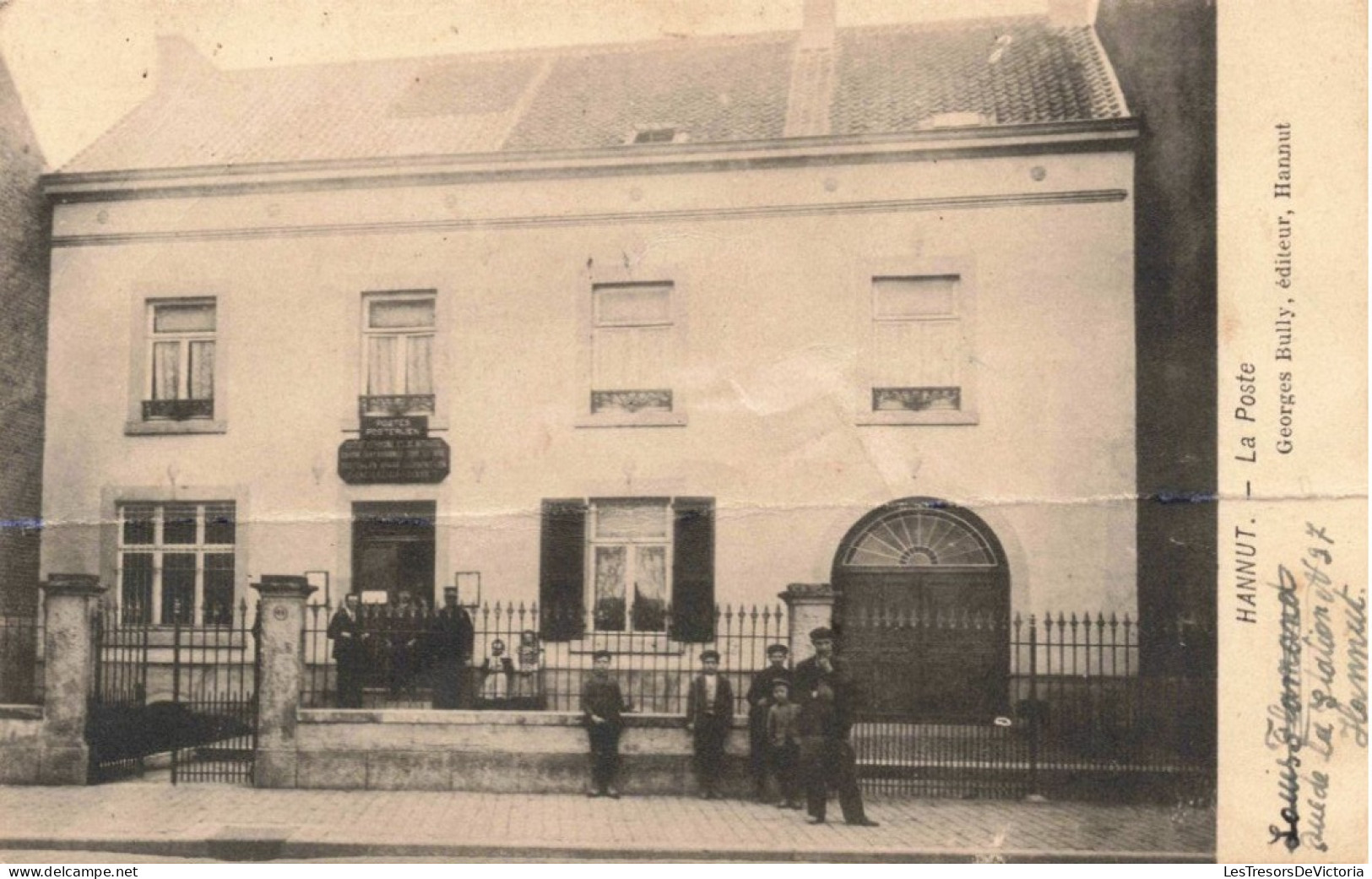 BELGIQUE - Hannut - La Poste  -  Carte Postale Ancienne - Waremme