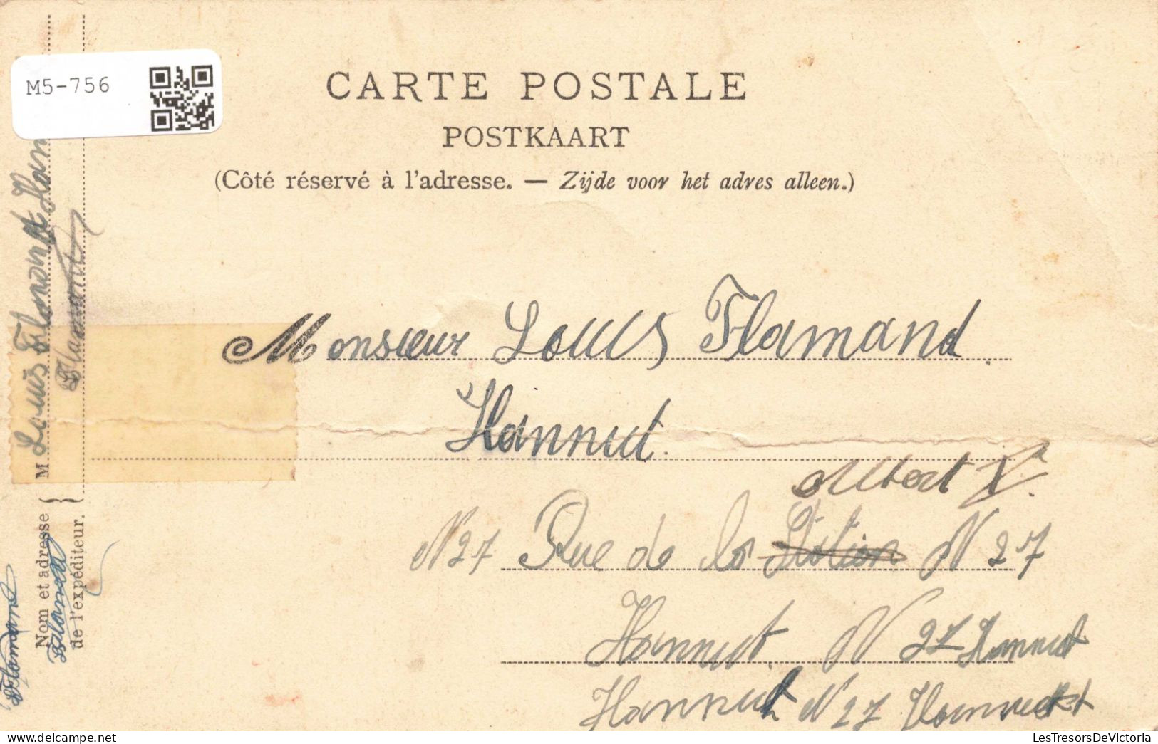 BELGIQUE - Hannut - La Poste  -  Carte Postale Ancienne - Waremme