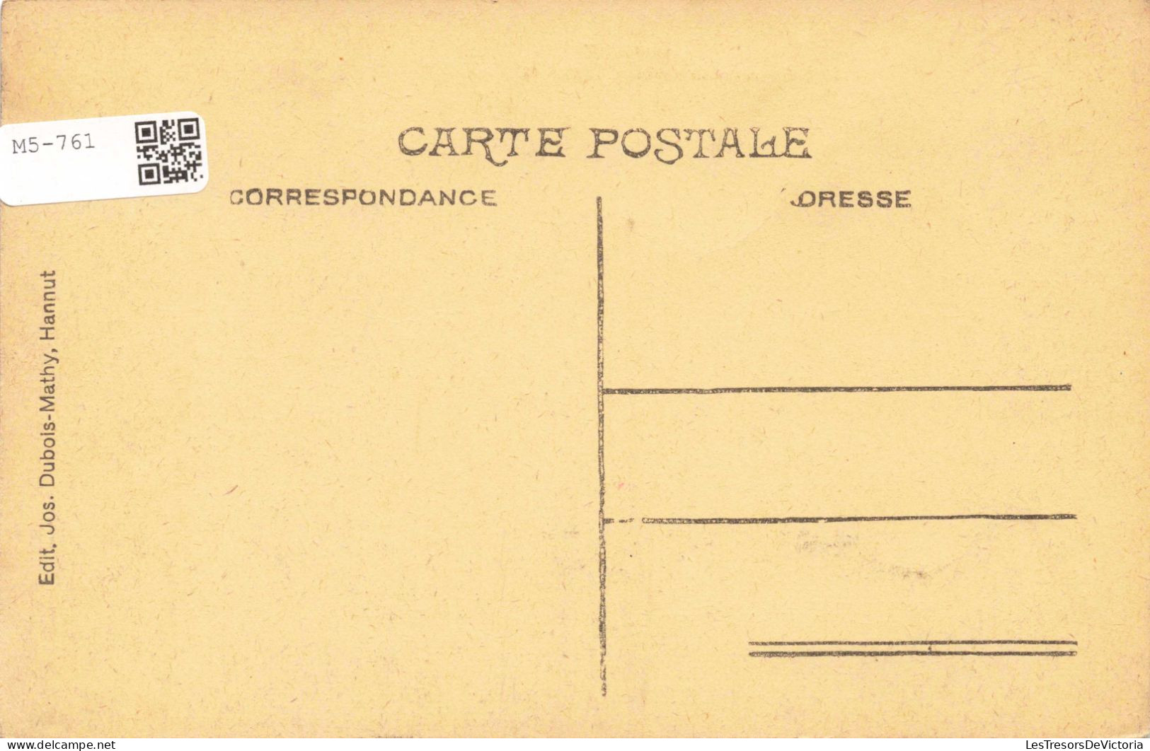 BELGIQUE - Hannut - Couvent Des Pères Croisiers -  Carte Postale Ancienne - Waremme