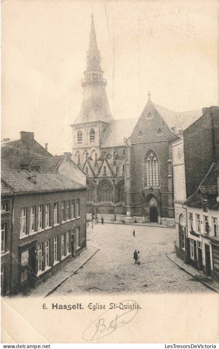 BELGIQUE - Hasselt - Eglise St-Quintin -  Carte Postale Ancienne - Hasselt