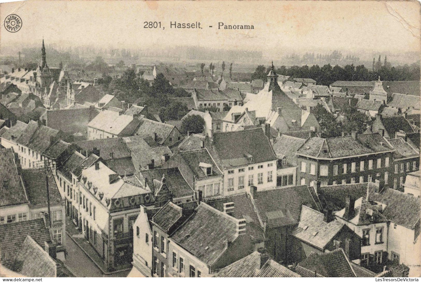 BELGIQUE - Hasselt - Panorama -  Carte Postale Ancienne - Hasselt