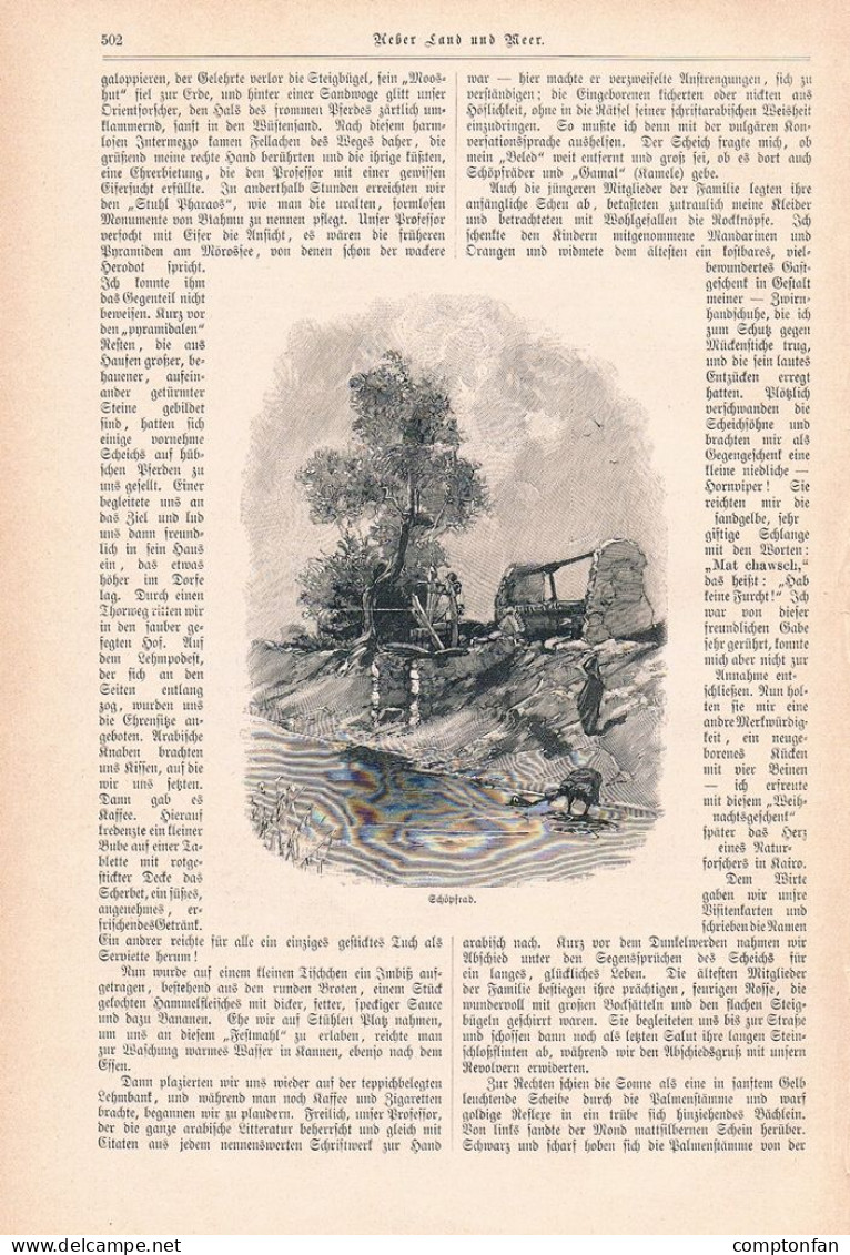 A102 1406 A. Römer Max Rabes Fayum Al-Fayyūm Ägypten Artikel / Bilder 1897 - Sonstige & Ohne Zuordnung