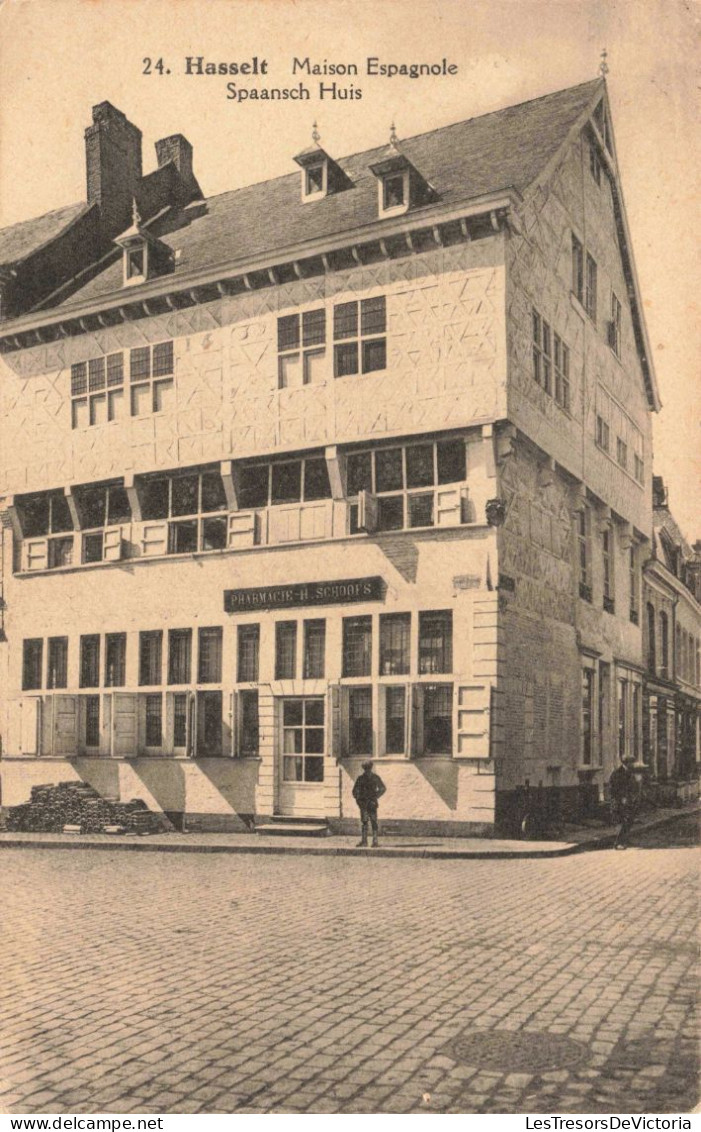 BELGIQUE - Hasselt - Maisons Espagnole -  Carte Postale Ancienne - Hasselt