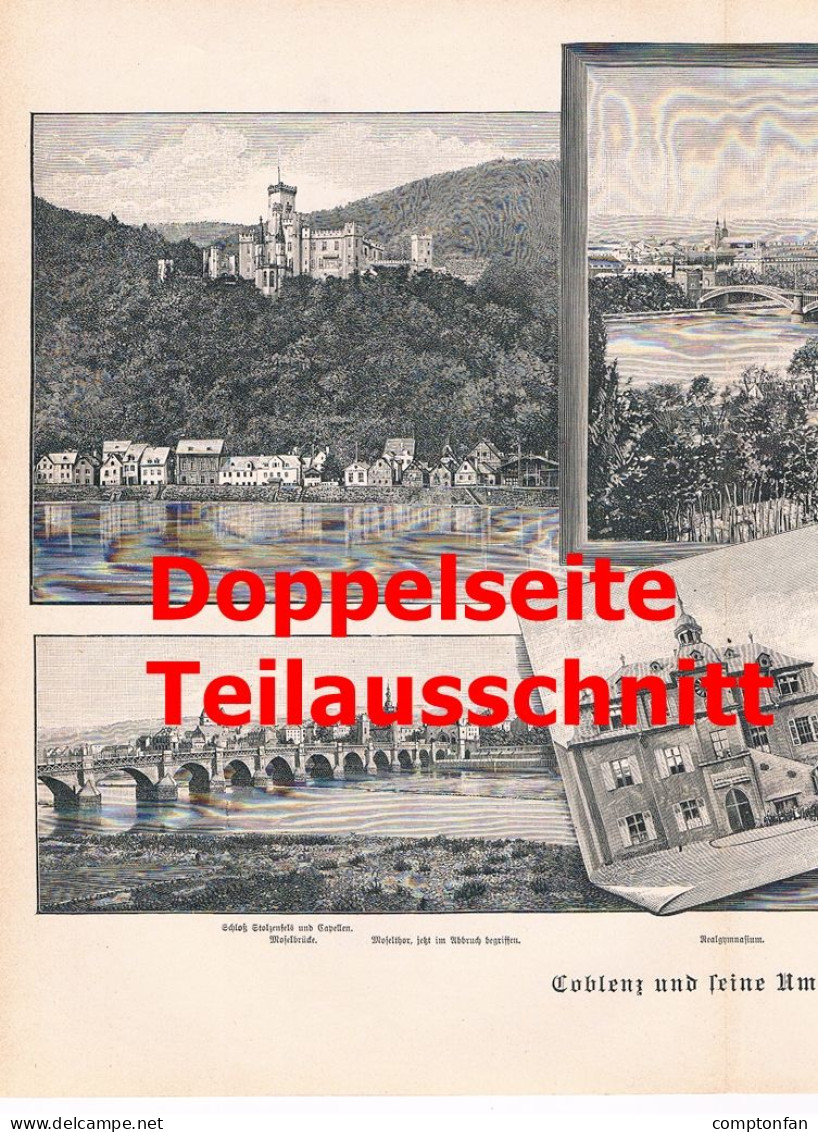 A102 1410 Algermissen Koblenz Und Umgebung Coblenz Artikel / Bilder 1897 - Sonstige & Ohne Zuordnung