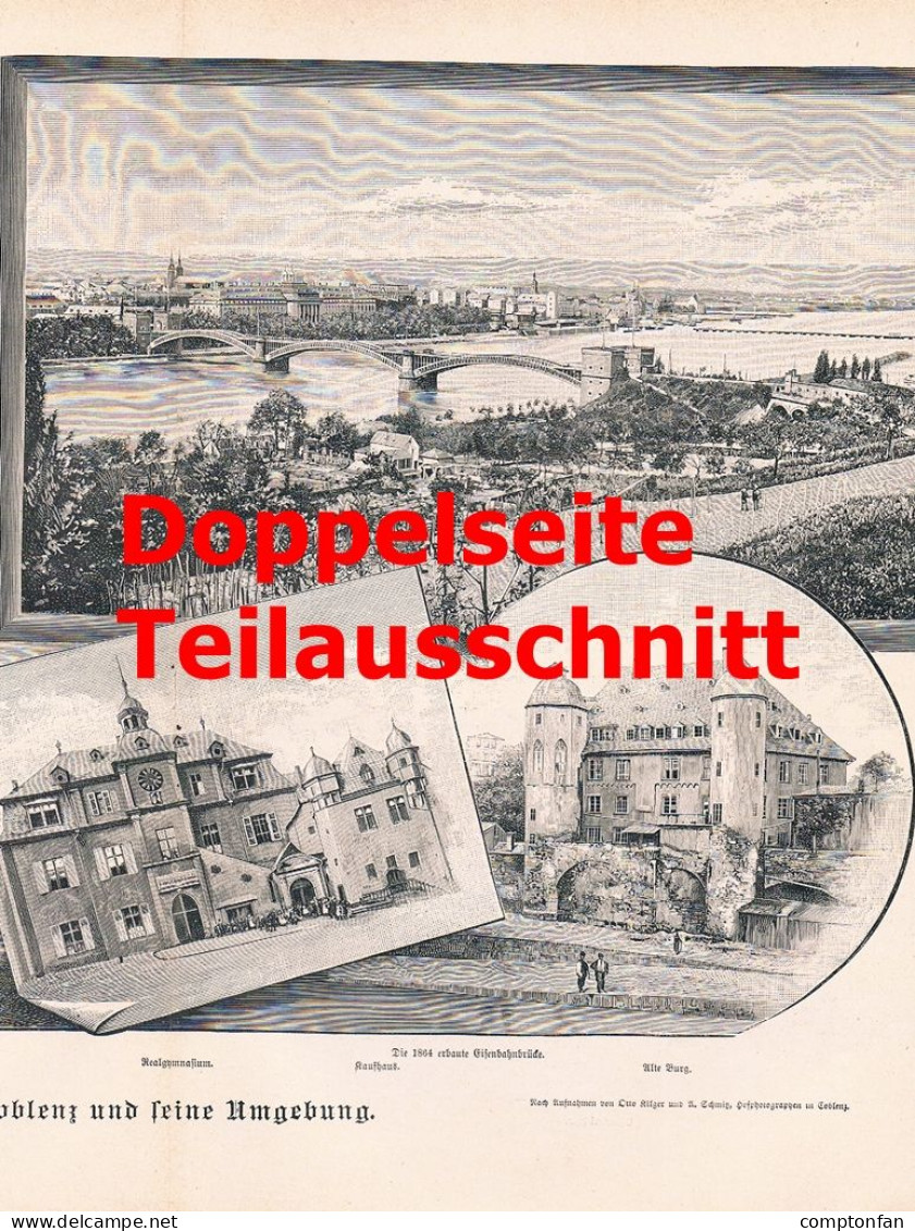 A102 1410 Algermissen Koblenz Und Umgebung Coblenz Artikel / Bilder 1897 - Sonstige & Ohne Zuordnung