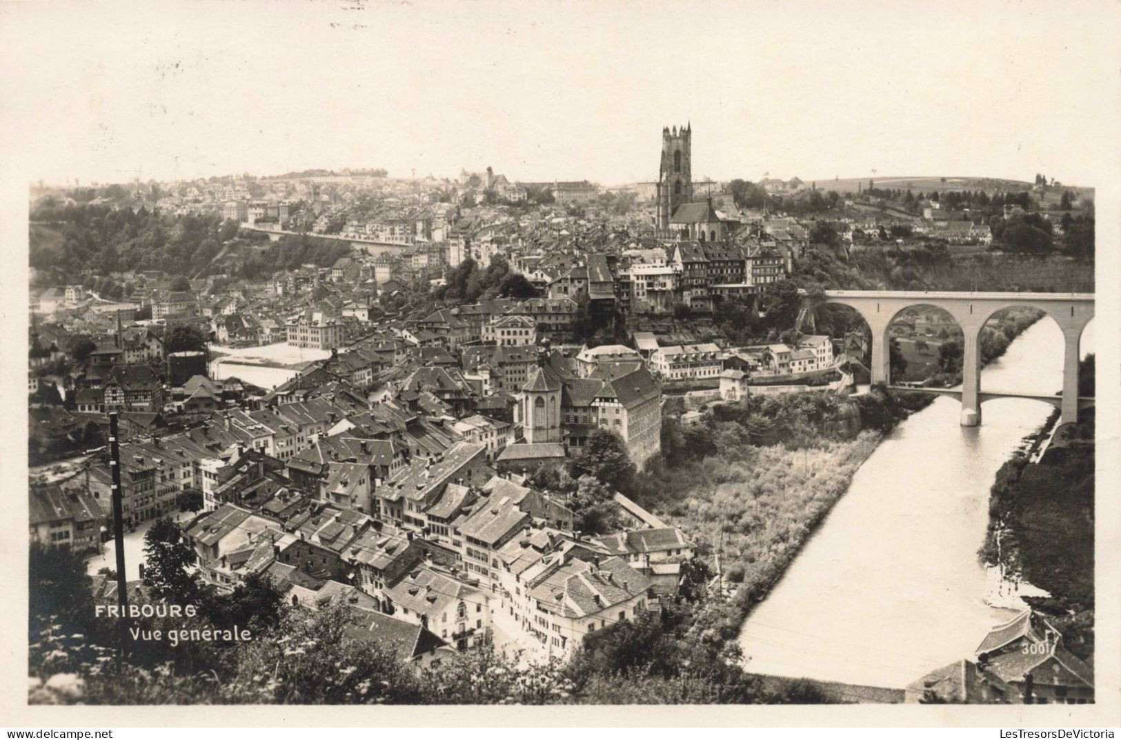 SUISSE - Fribourg - Vue Générale - Carte Postale Ancienne - Fribourg