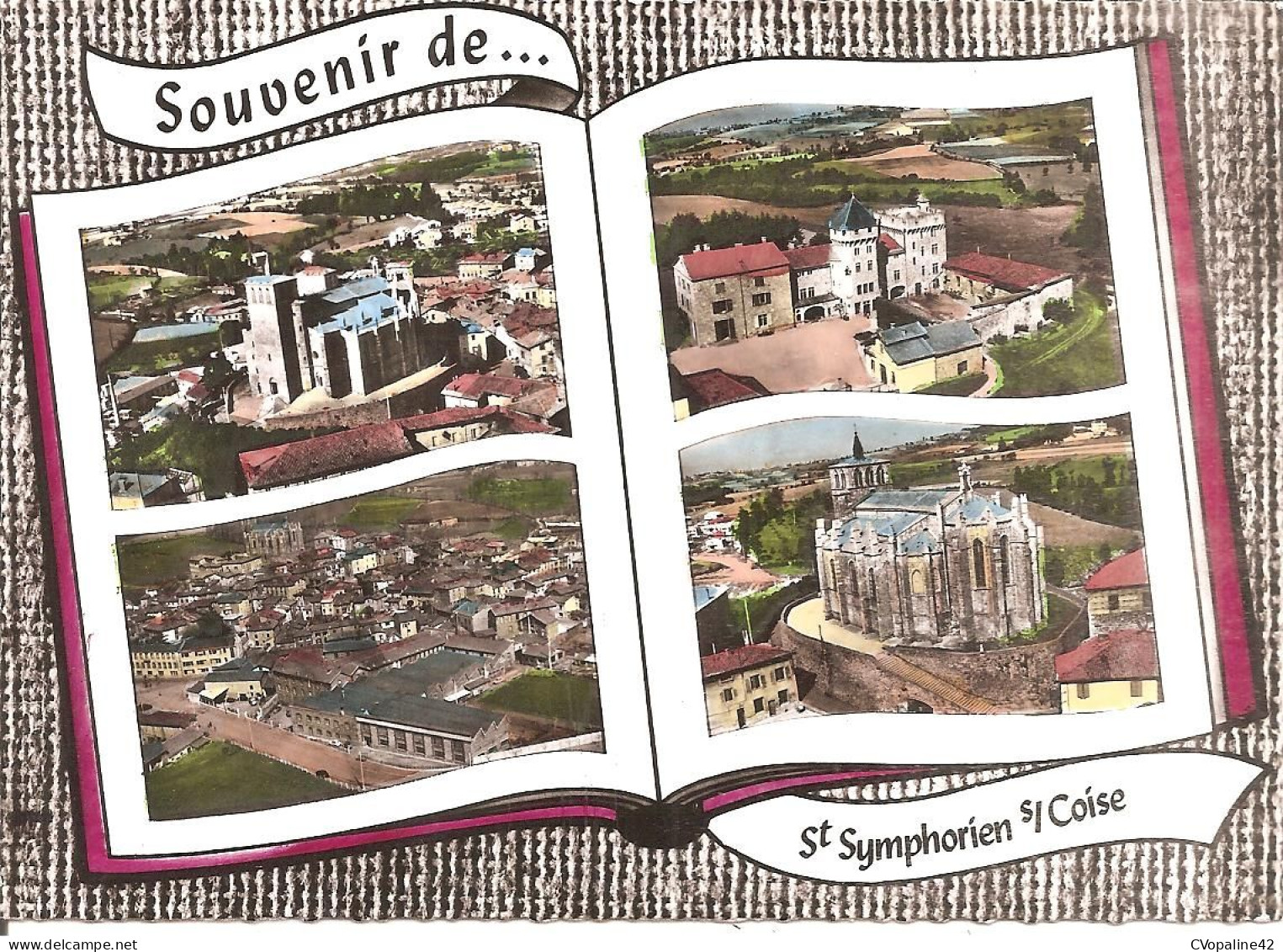 SOUVENIR De SAINT-SYMPHORIEN-sur-COISE (69) Carte Multivues (Forme Livre)  CPSM GF - Saint-Symphorien-sur-Coise