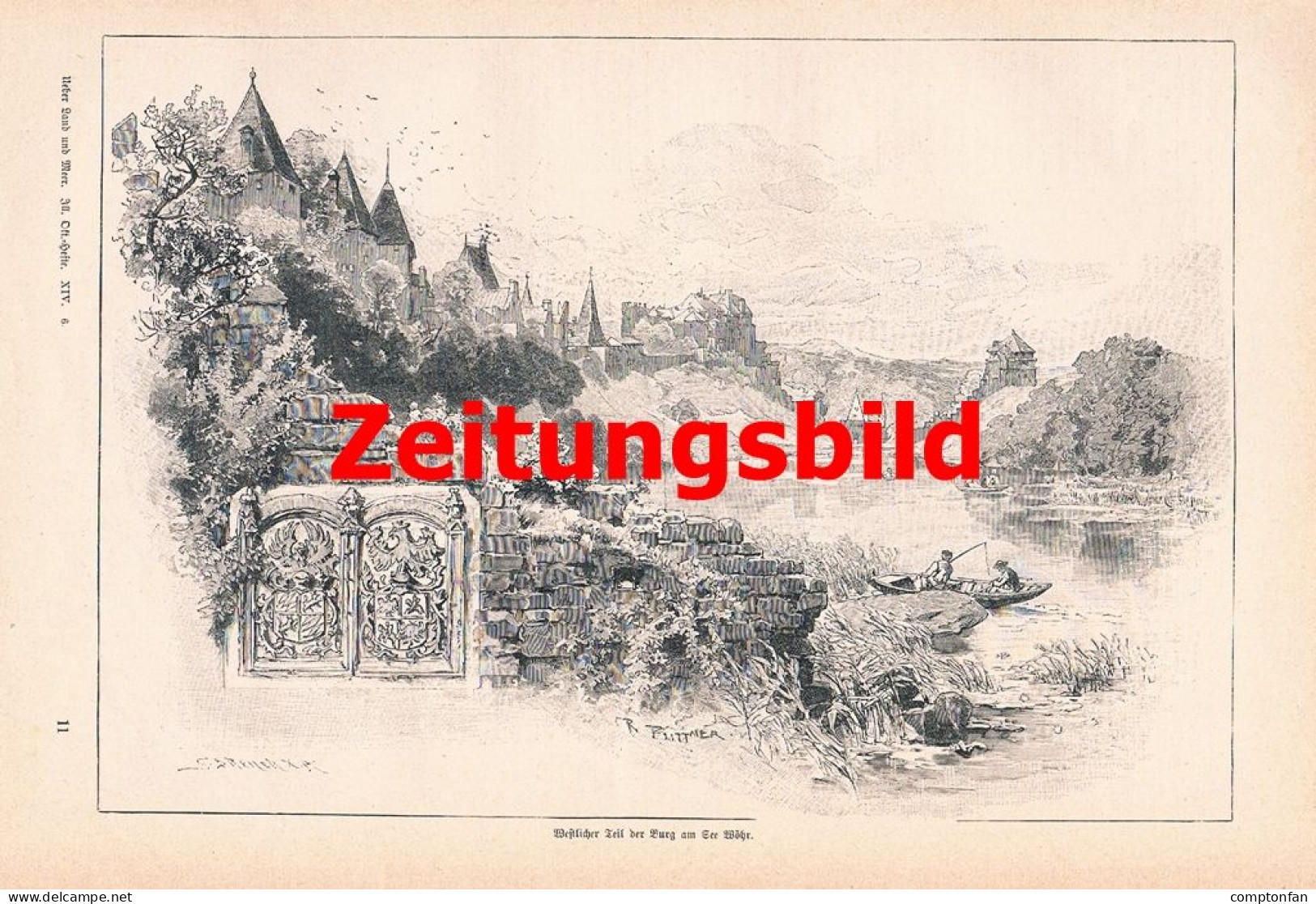 A102 1417 Hugo Arnold Püttner Burghausen Salzach Artikel / Bilder 1897 - Otros & Sin Clasificación