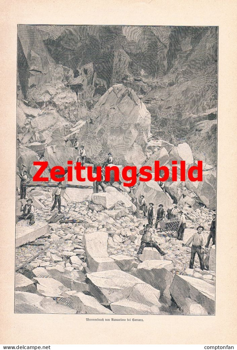 A102 1418 Isolde Kurz Marmor Carrara-Marmor Seravezza Artikel / Bilder 1897 - Autres & Non Classés