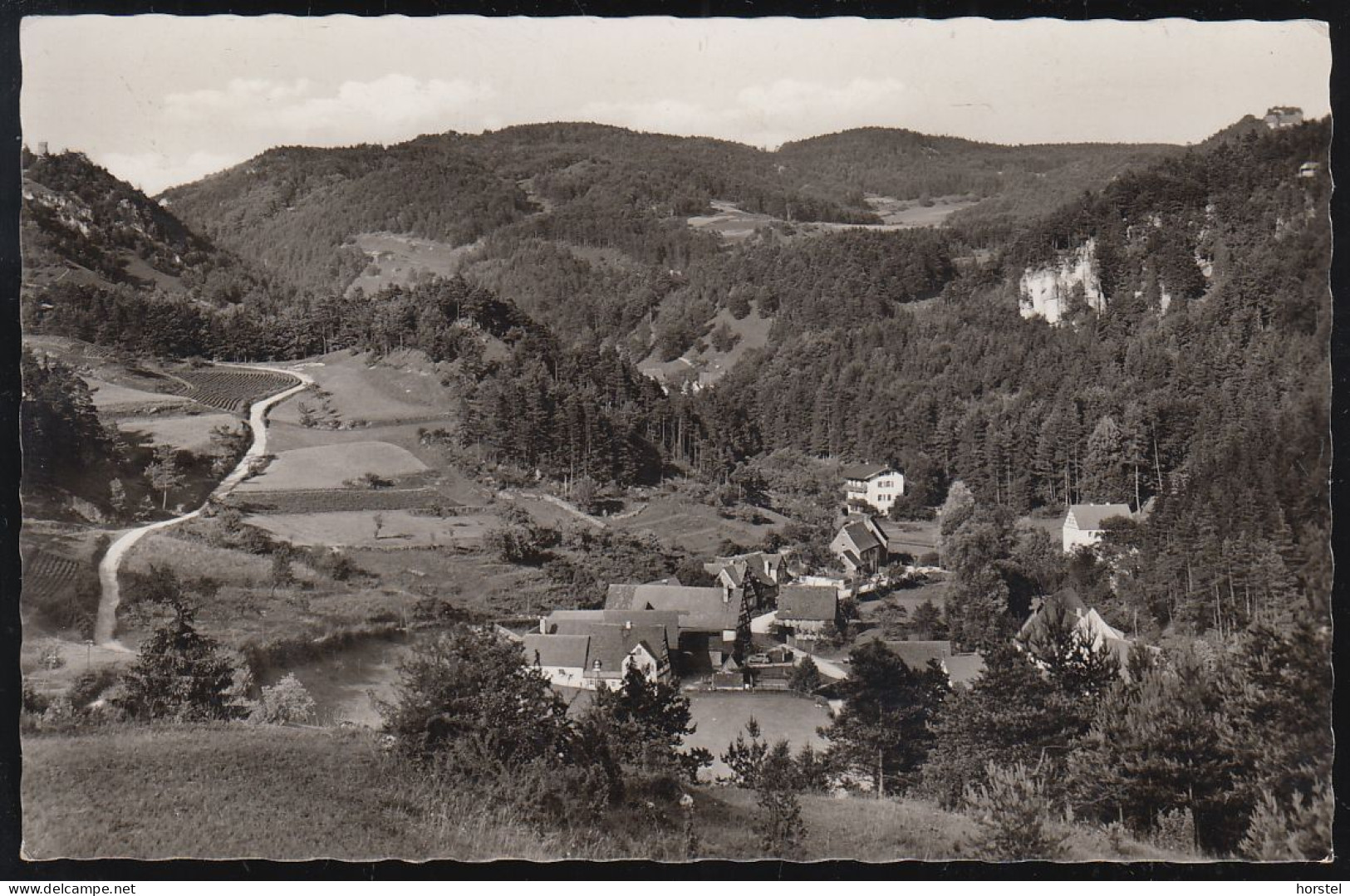 D-92275 Hirschbach - Unterhirschbach - Oberpfalz - Alte Ansicht Mit Burg Hauseck Und Aussichtsturm - Nice Stamp - Amberg