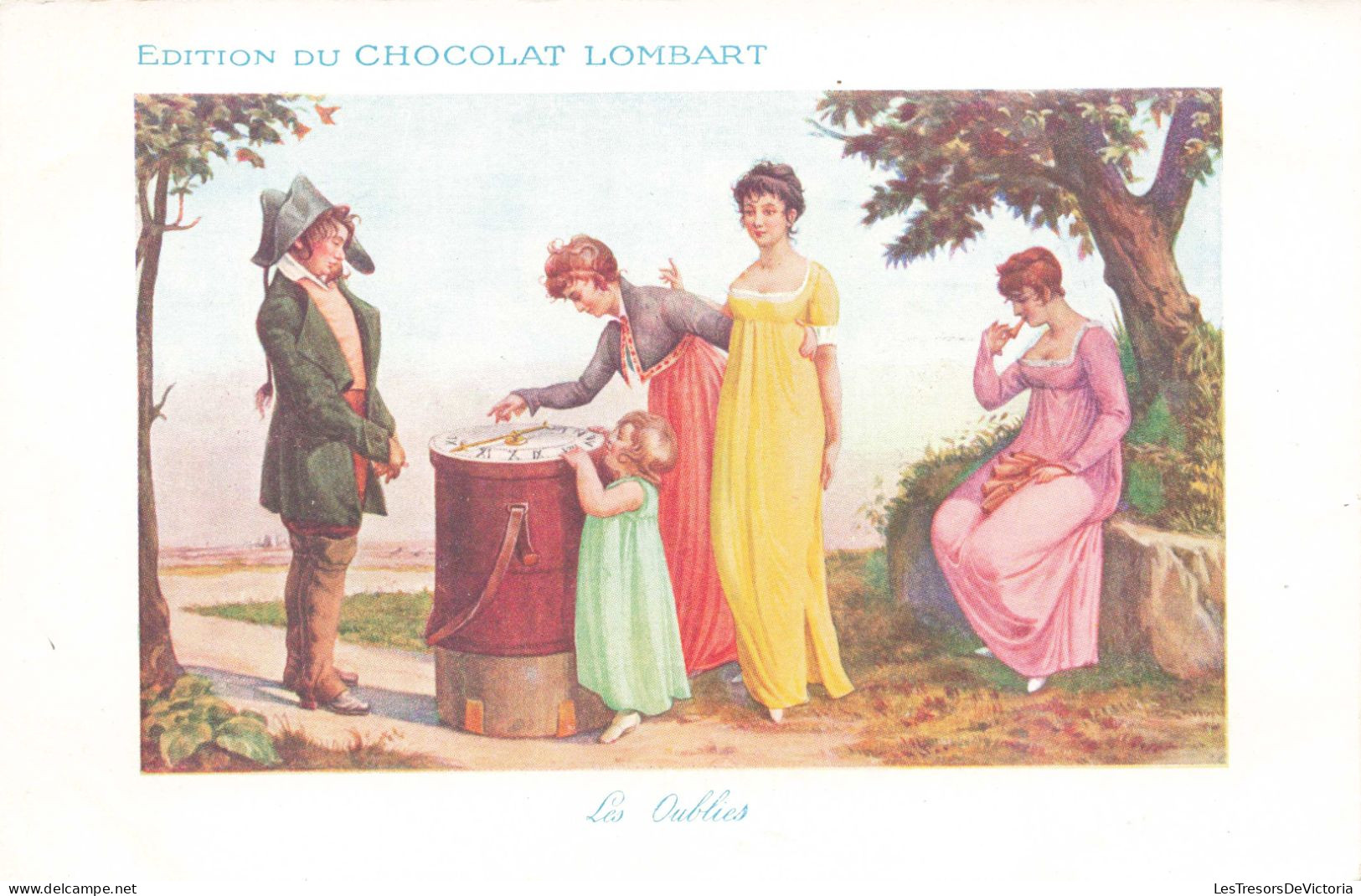 ARTS - Peintures Et Tableaux - Les Oublies - Edition Du Chocolat Lombart - Carte Postale Ancienne - Peintures & Tableaux