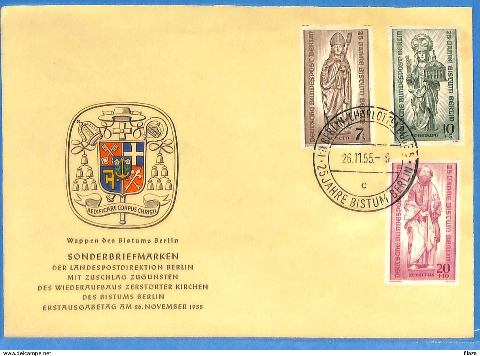 Berlin West - Lettre - FDC  - L02948 1955 - Autres & Non Classés