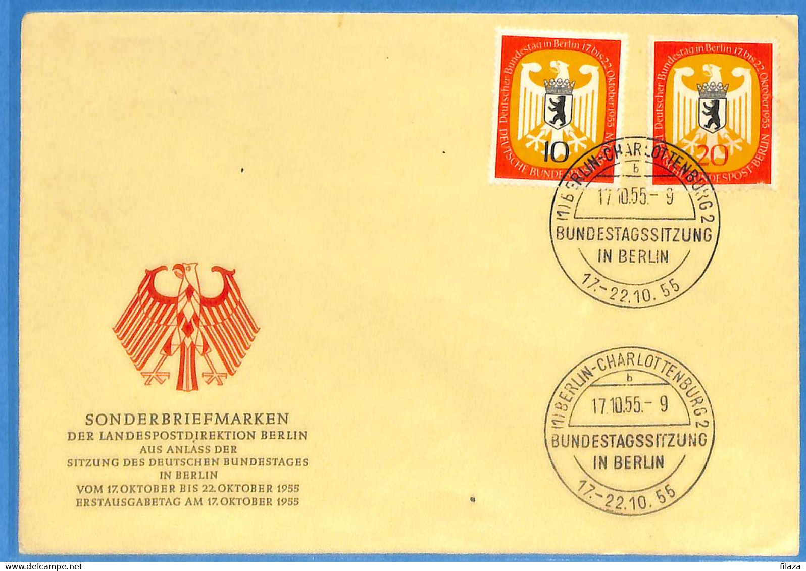 Berlin West - Lettre - FDC  - L02972 - Andere & Zonder Classificatie