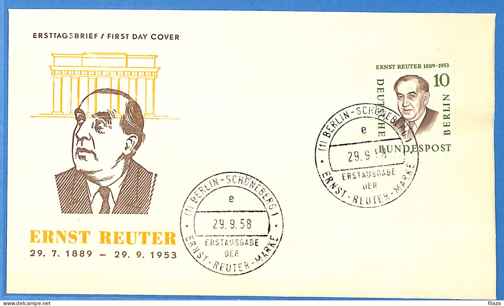 Berlin West - Lettre - FDC  - L02987 - Autres & Non Classés