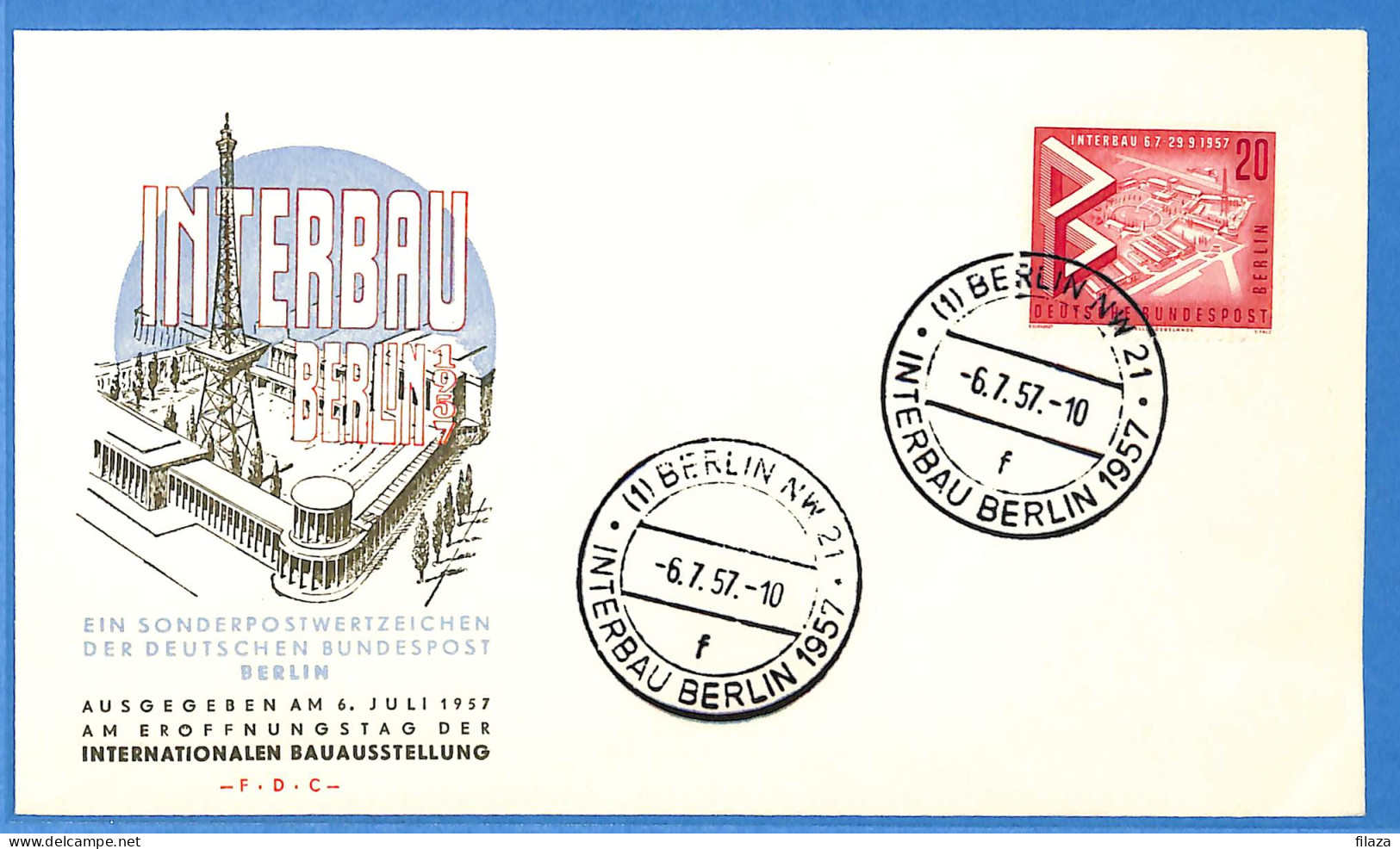 Berlin West - Lettre - FDC  - L02995 - Andere & Zonder Classificatie