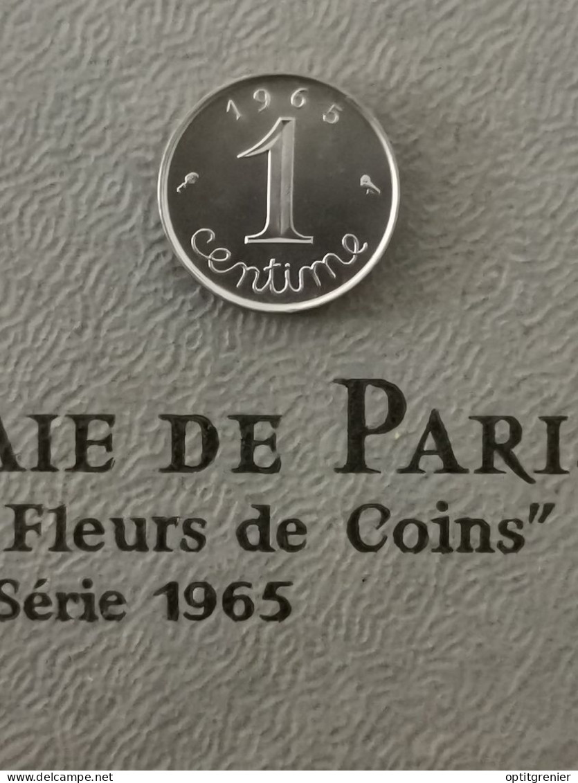 1 CENTIME EPI 1965 FDC ISSUE DU COFFRET FDC / FRANCE - 1 Centime