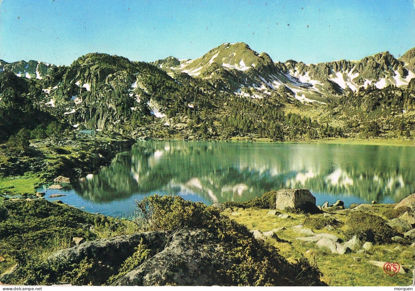 51664. Postal SAN JULIAN De LORIA (Andorra Española) 1970. Lago, Estany, CERCLE Del PESSONS - Covers & Documents