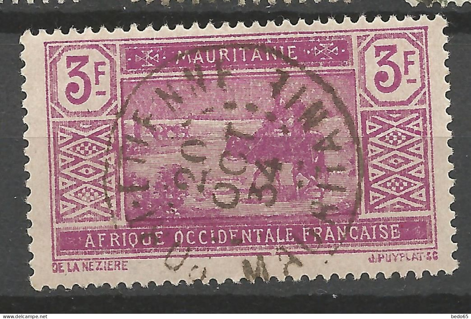 MAURITANIE  N° 61 CACHET PORT-ETIENNE / Used - Used Stamps