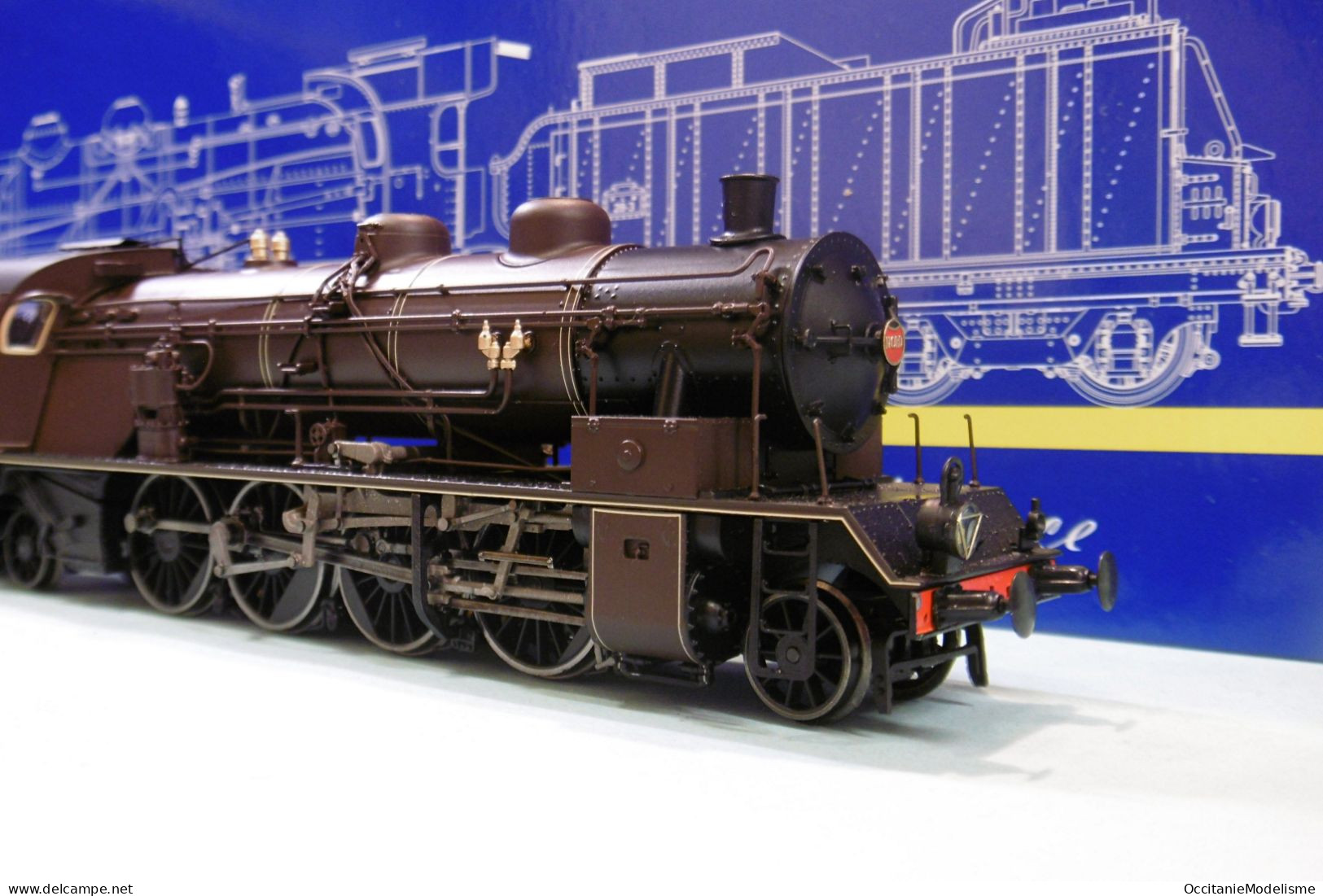 REE - Locomotive vapeur 141 A 4.1126 Creil NORD ép. II DCC Sound réf. MB-155 S Neuf NBO HO 1/87