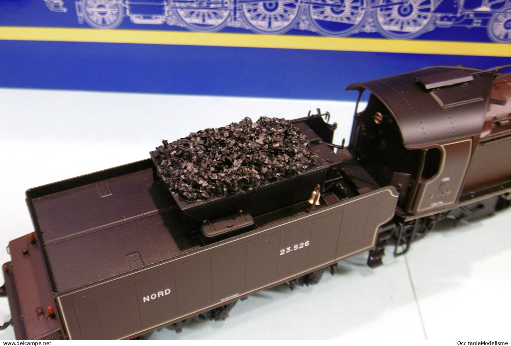 REE - Locomotive vapeur 141 A 4.1126 Creil NORD ép. II DCC Sound réf. MB-155 S Neuf NBO HO 1/87