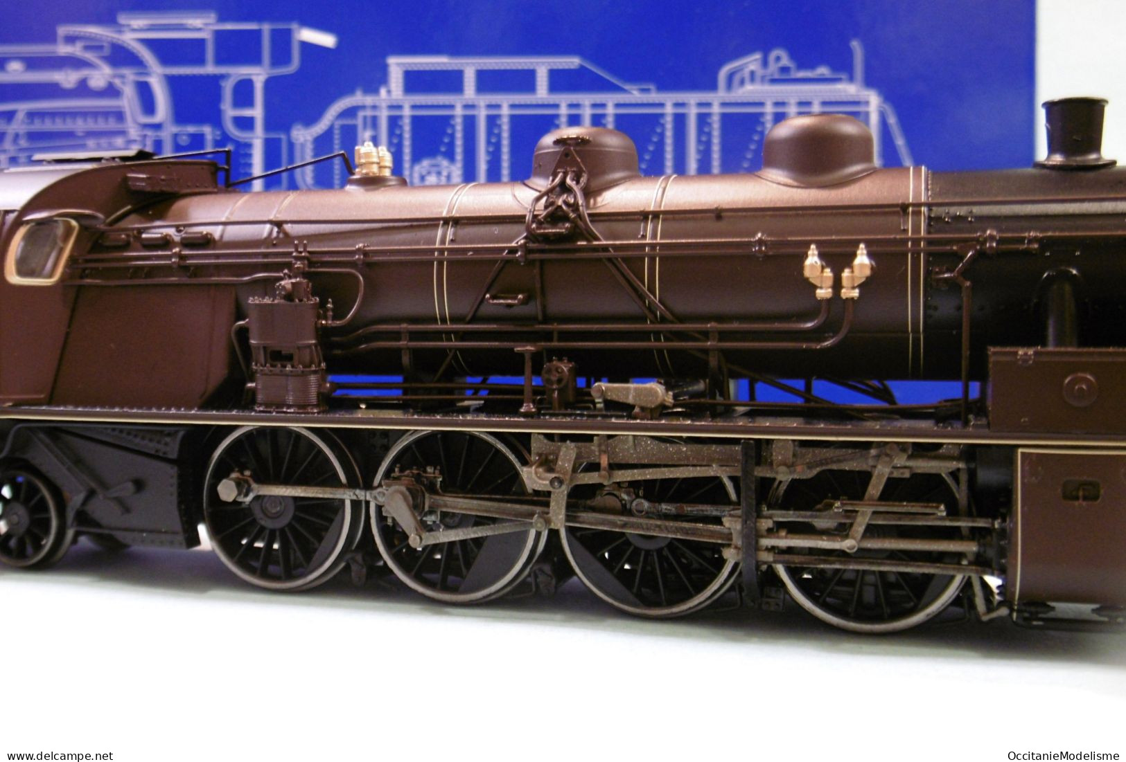 REE - Locomotive vapeur 141 A 4.1126 Creil NORD ép. II DCC Sound réf. MB-155 S Neuf NBO HO 1/87