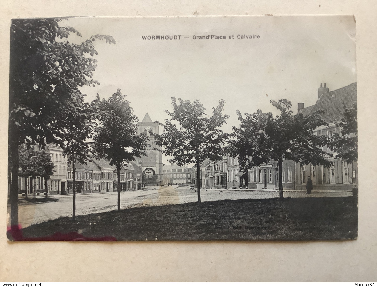 59/ Wormhoudt Grand Place Et Calvaire - Wormhout