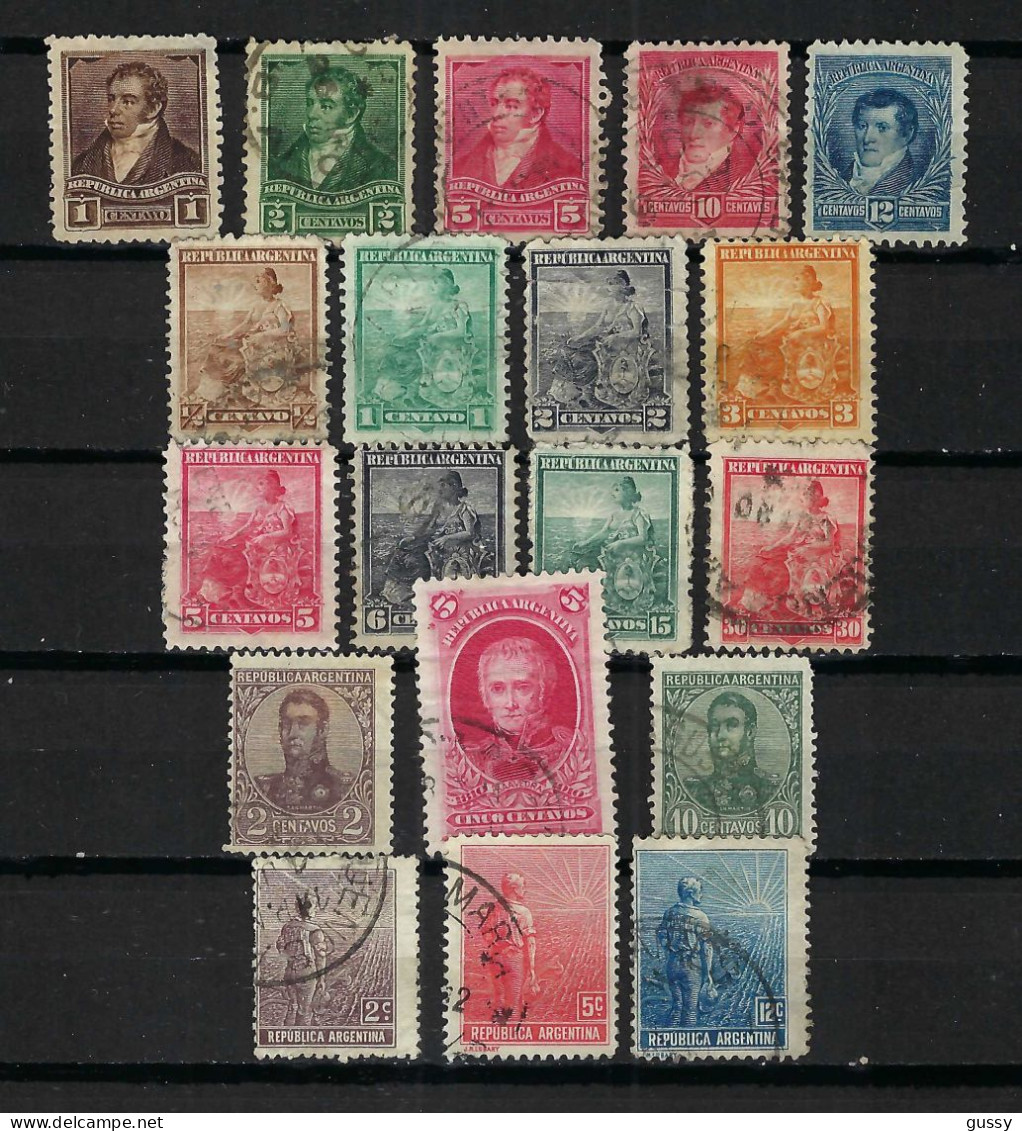 ARGENTINE Ca.1890-1911: Lot D' Obl. - Gebruikt