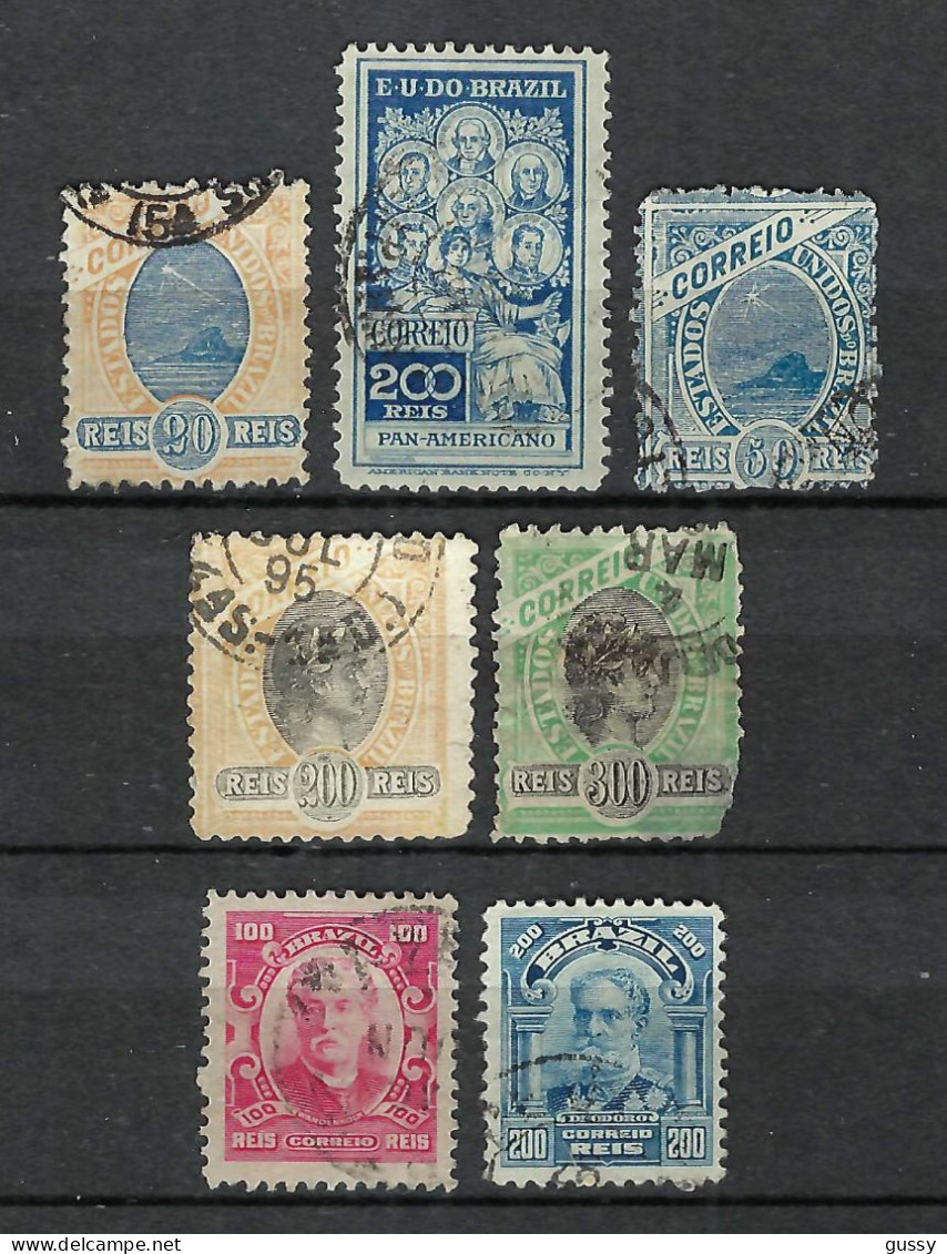 BRESIL Ca.1893-1909: Lot D' Obl. - Used Stamps