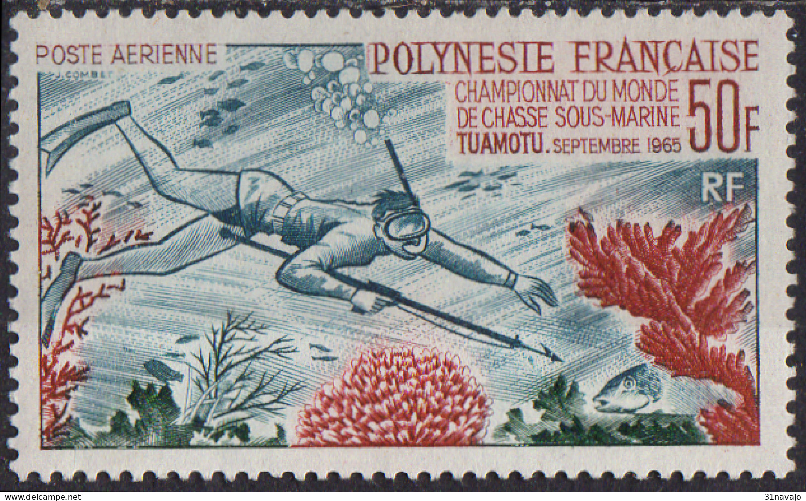 POLYNESIE FRANCAISE - Championnat Du Monde De Chasse Sous-marine - Neufs