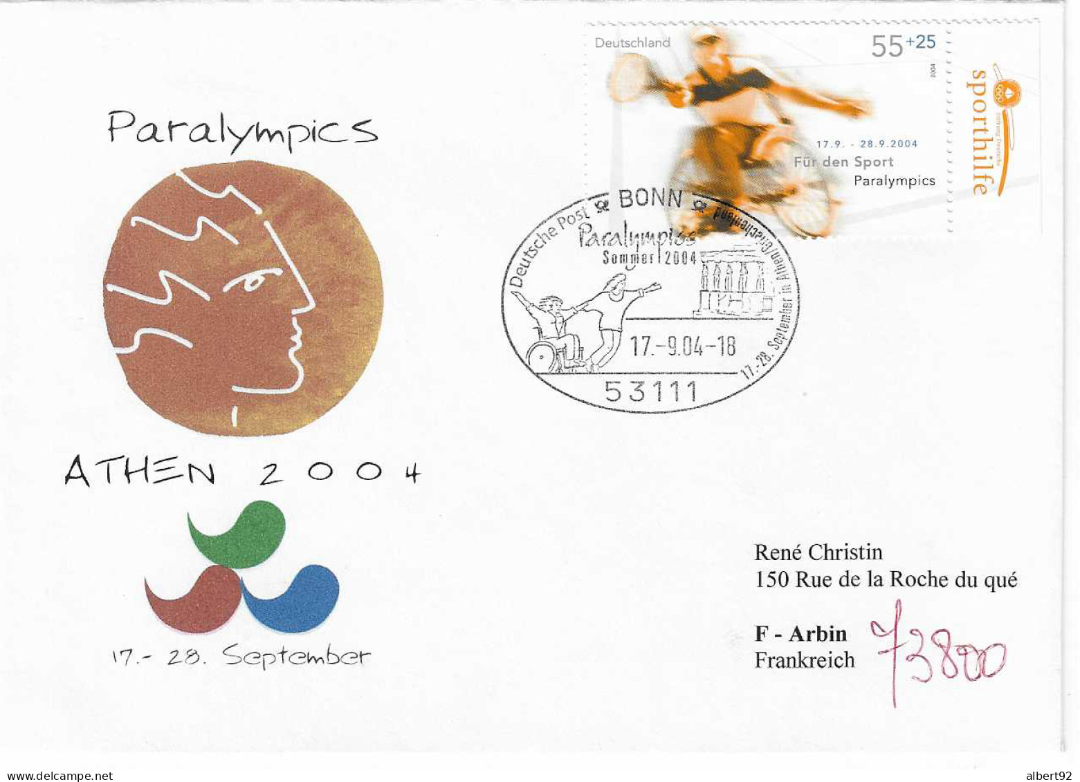 2004 Jeux Paralympiques D'Athènes 2004 : Ouverture 17 Sept. - Eté 2004: Athènes - Paralympic