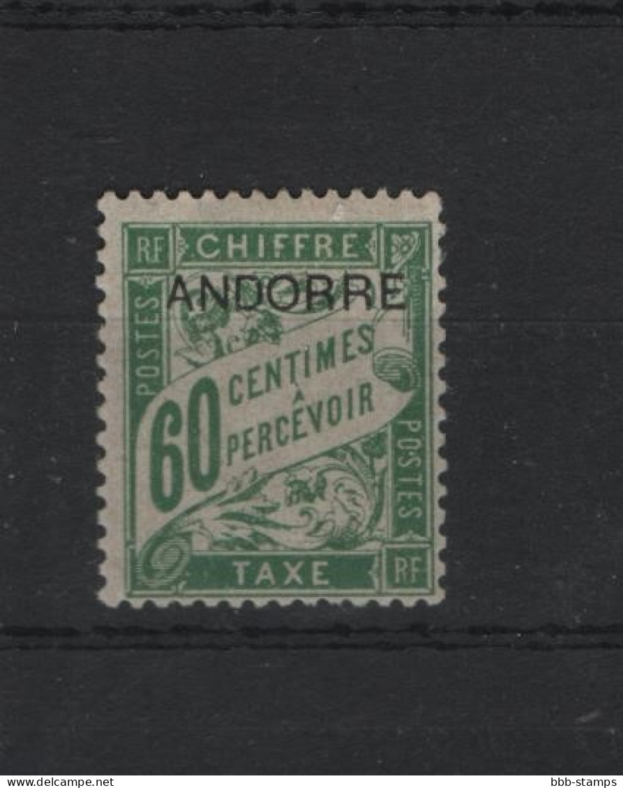 Andorra Französisch Michel Cat.No. Duty Vlh/* 5 - Unused Stamps