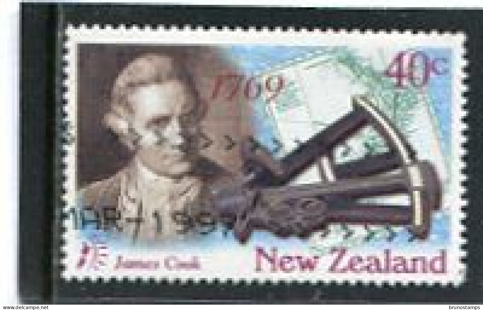 NEW ZEALAND - 1997   40c  J. COOK  FINE  USED - Used Stamps