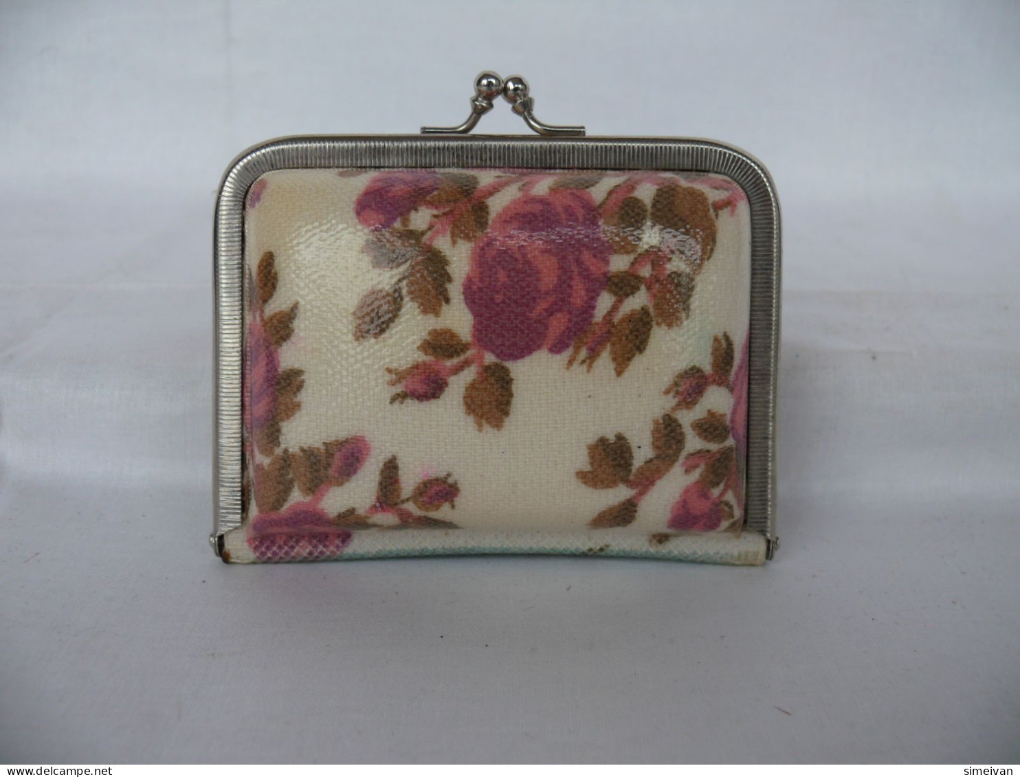 Vintage Coin Purse Floral Motifs #1637 - Sonstige & Ohne Zuordnung