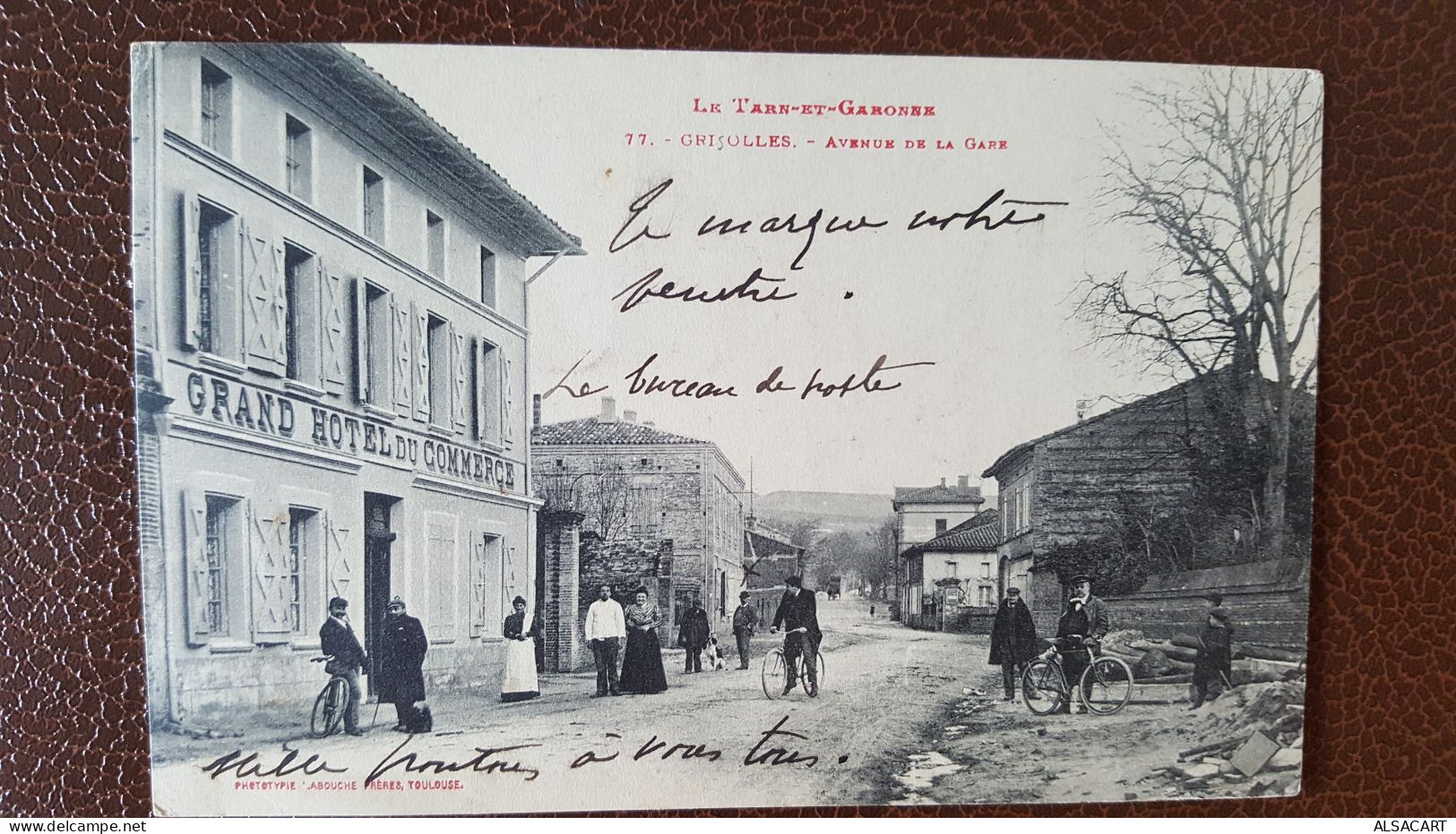 Grisolles , Avenue De La Gare , Grand Hotel Du Commerce - Grisolles