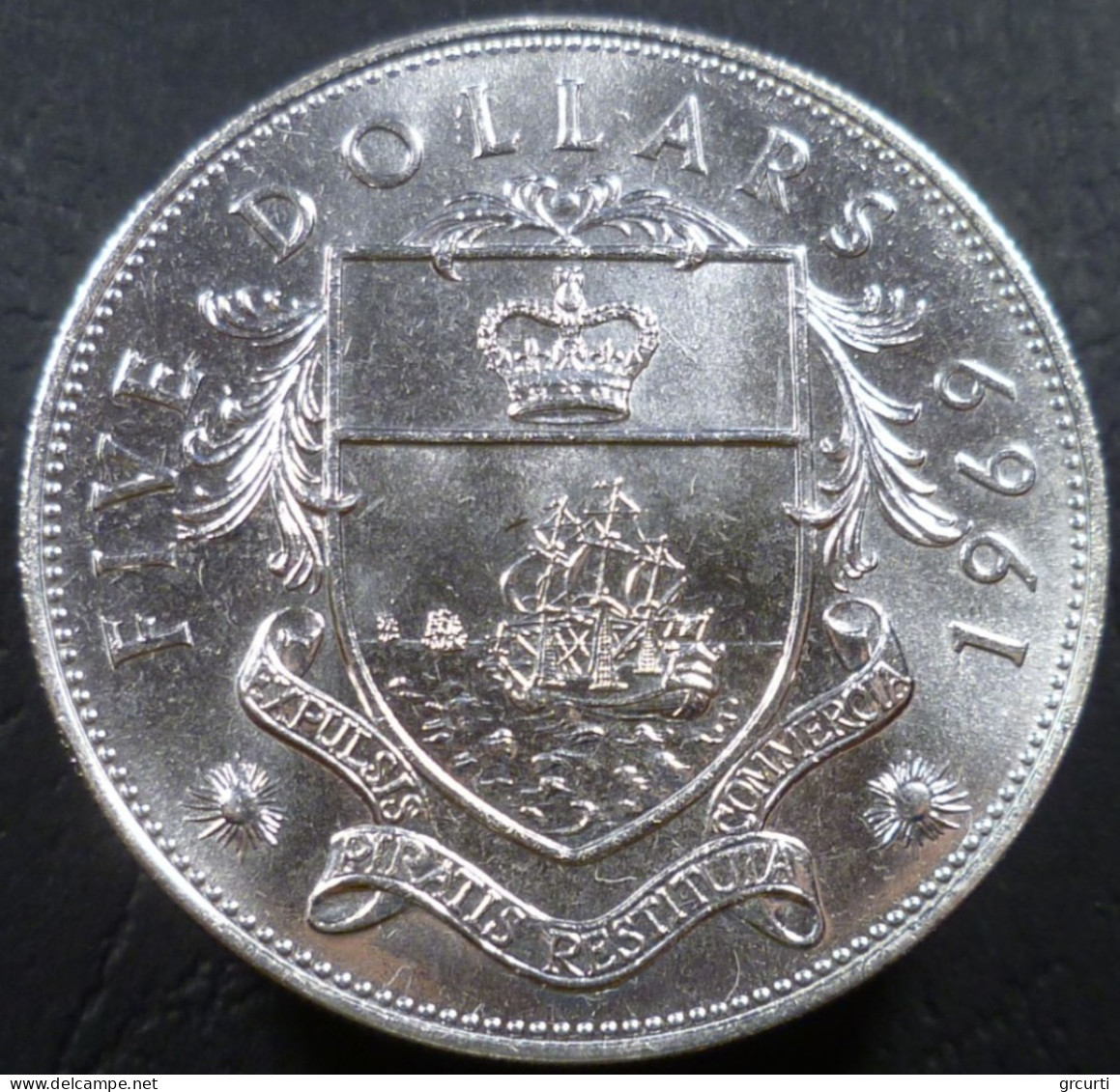 Bahamas - 5 Dollars 1969 - Stemma - KM# 10 - Bahamas