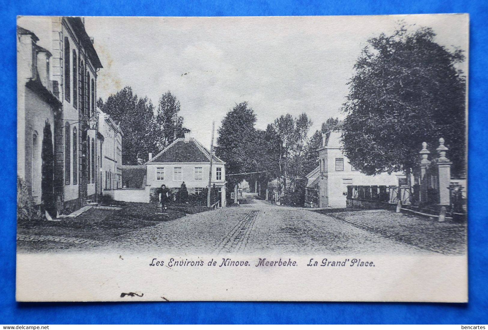 Meerbeke 1903 Près De Ninove : La Grand Place Animée - Ninove