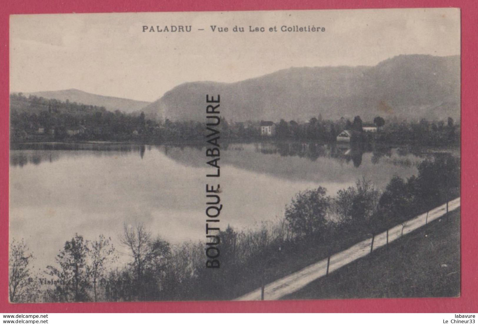 38 - PALADRU----Vue Du Lac Et Colletière - Paladru