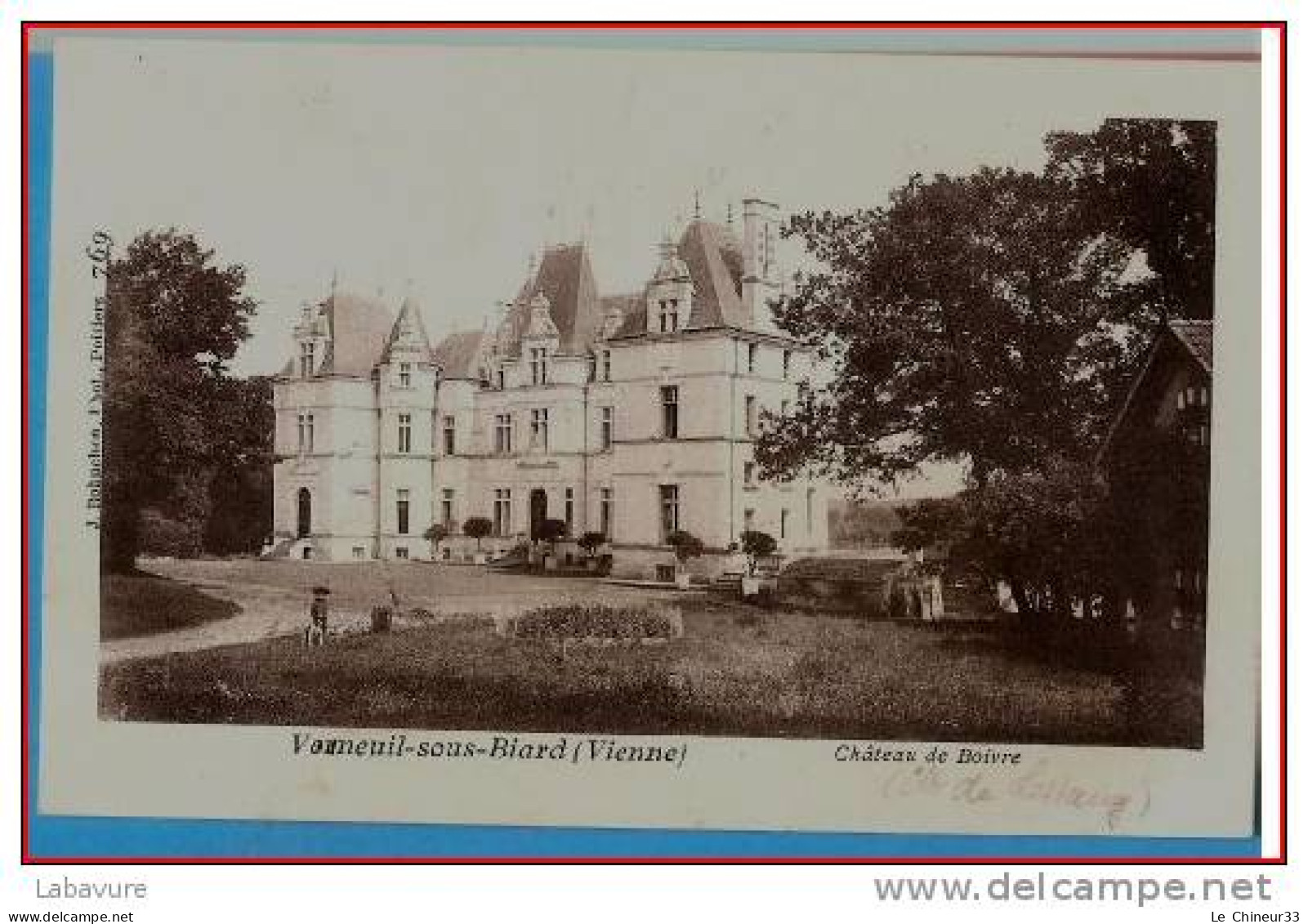 86____VOUNEUIL SOUS BRIARD...CHATEAU DE BOIVRE......ANIME - Vouneuil Sous Biard