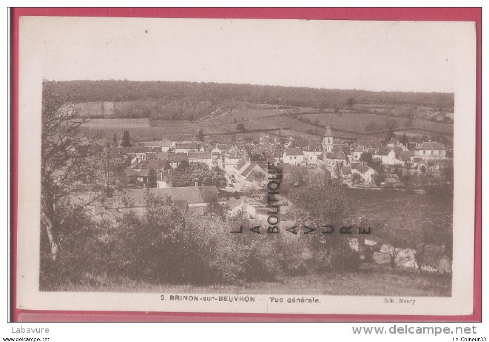 58 - BRINON SUR BEUVRON--Vue Générale--cpsm Pf - Brinon Sur Beuvron