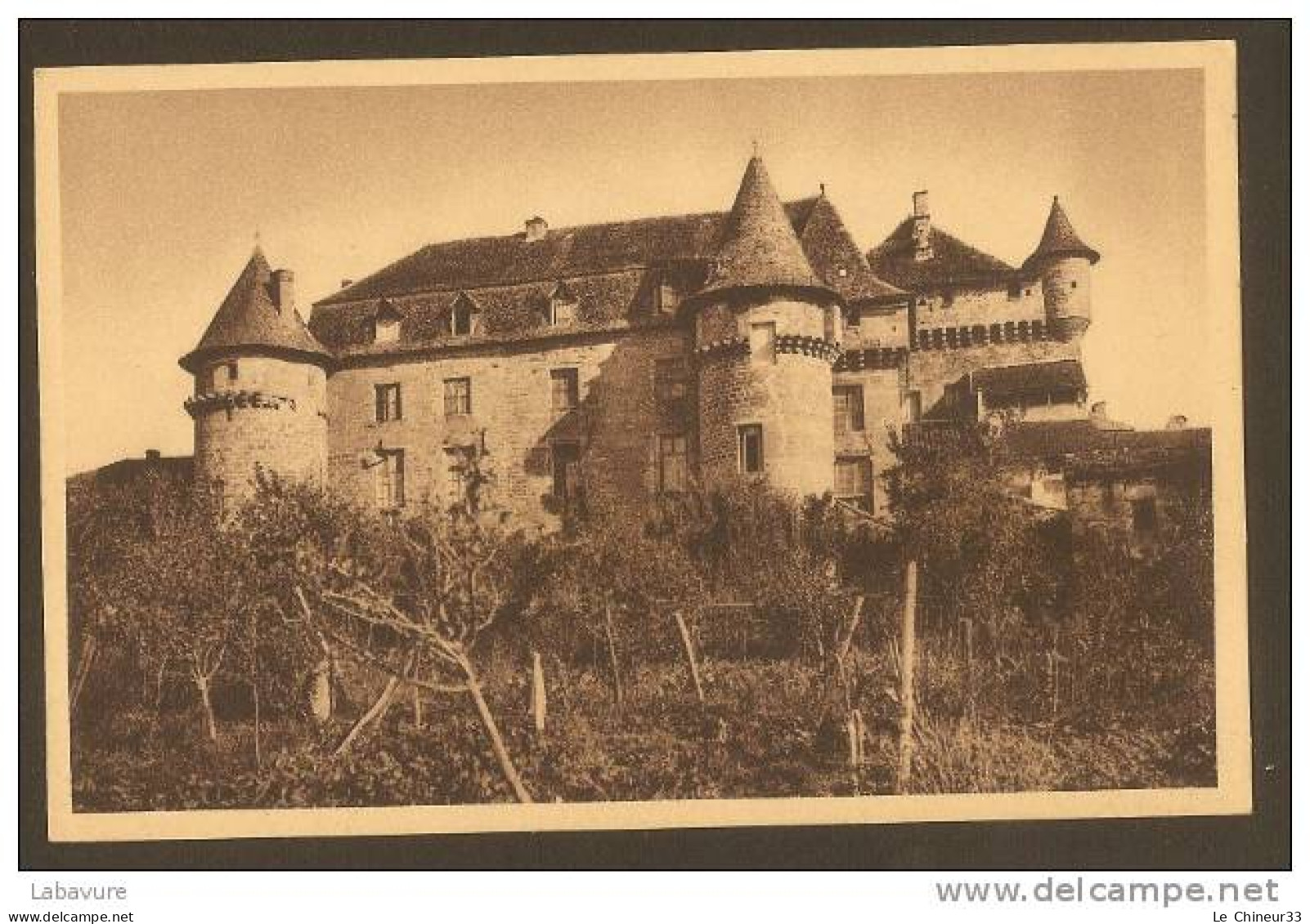 LACAPELLE MARIVAL---le Chateau...cpsm P.F - Lacapelle Marival