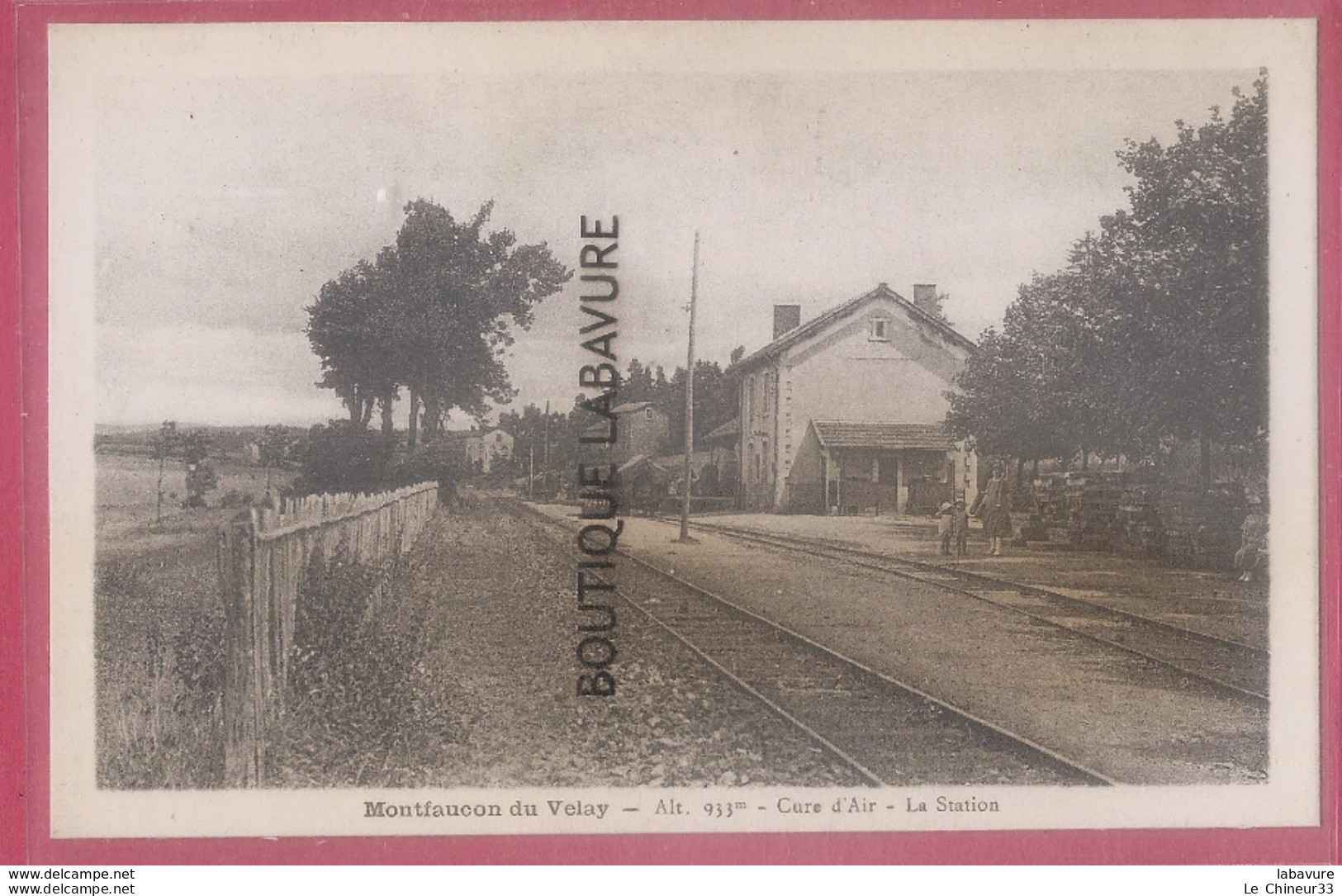 43 - MONTFAUCON EN VELAY---Cure D'Air---La Station---animé - Montfaucon En Velay