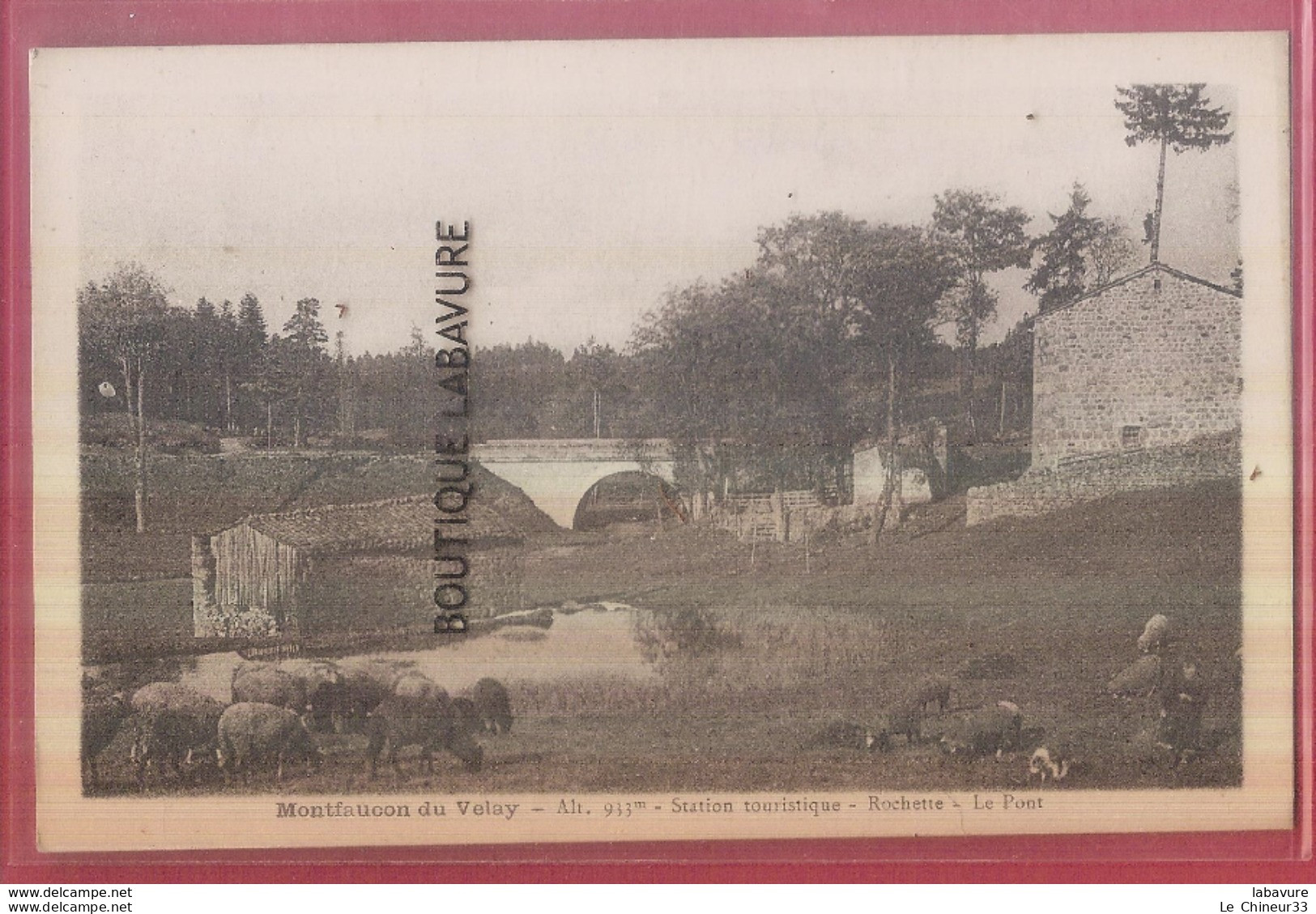 43 - MONTFAUCON EN VELAY---Station Touristique--Rochette--Le Pont - Montfaucon En Velay