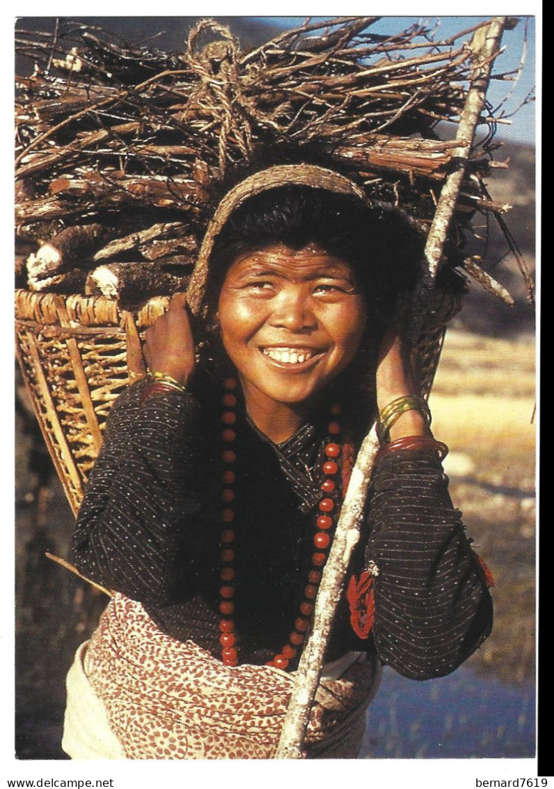 Nepal  -  Femme -  Photo  Claude Sauvageot - Népal