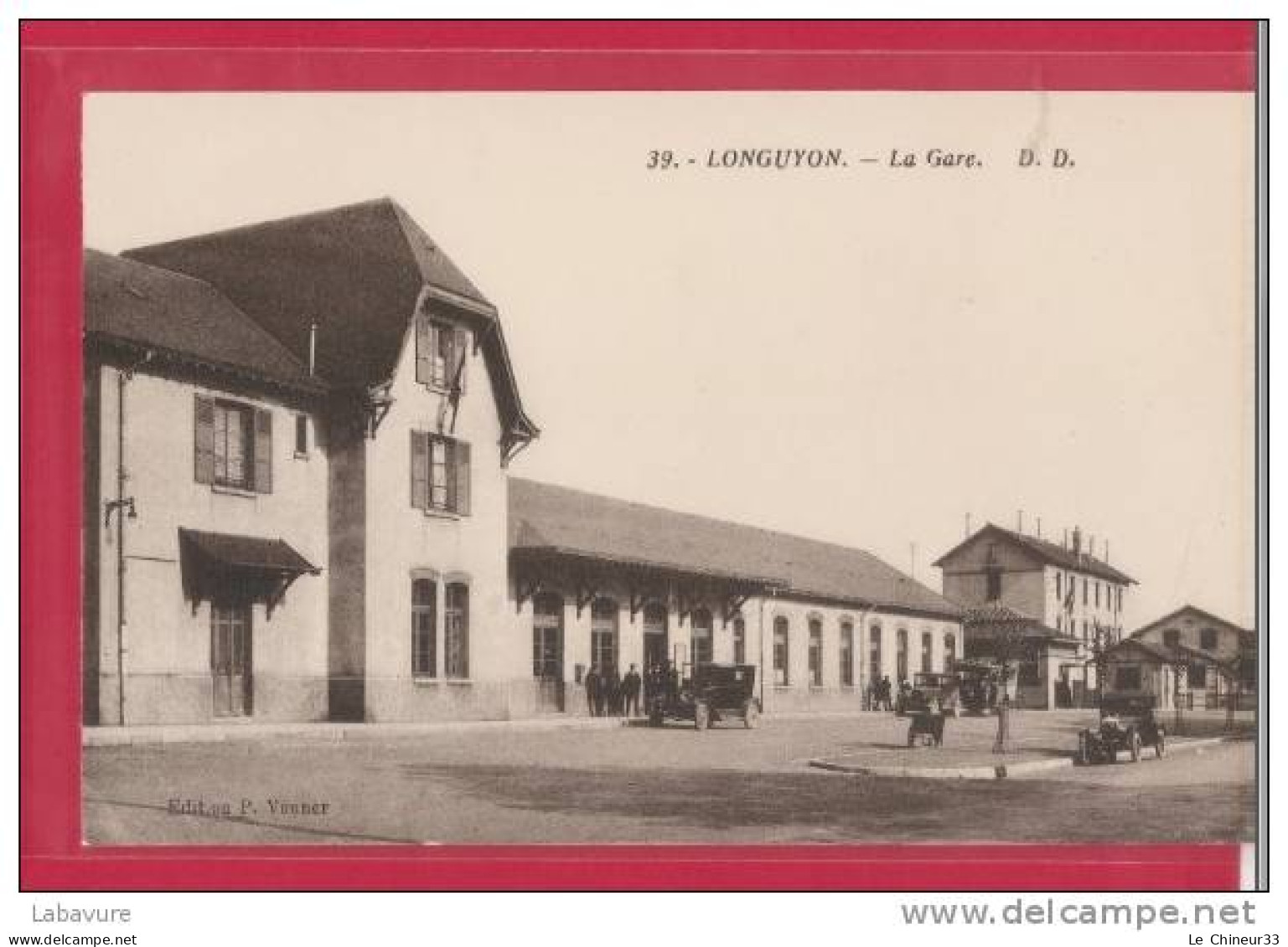 LONGUYON........LA GARE .EXTERIEUR ANIME - Longuyon